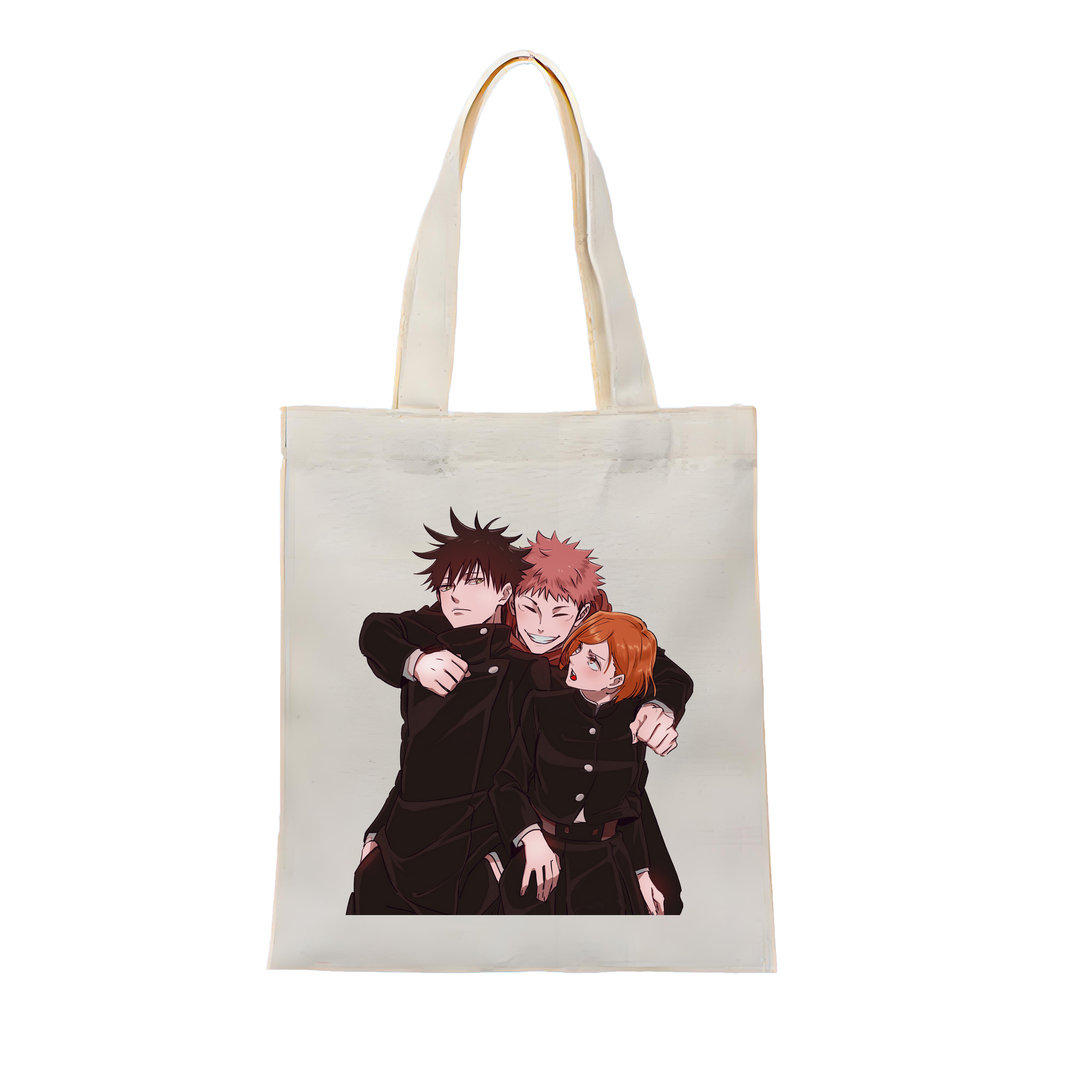 （画像用） 呪術廻戦 Jujutsu Kaisen 縦型キャンバス生地手提げバッグ　トートバッグ