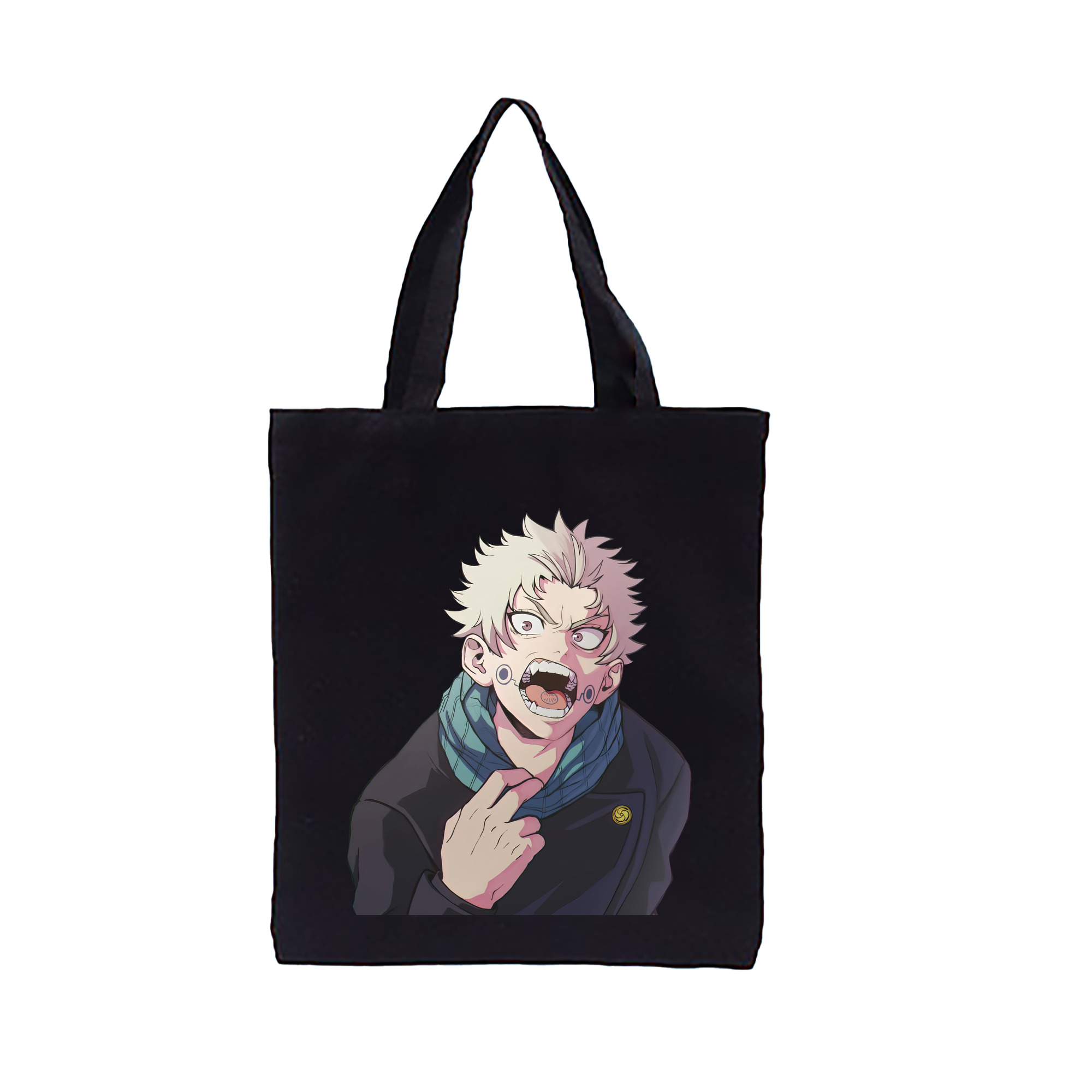 （画像用） 呪術廻戦 Jujutsu Kaisen 縦型キャンバス生地手提げバッグ　トートバッグ