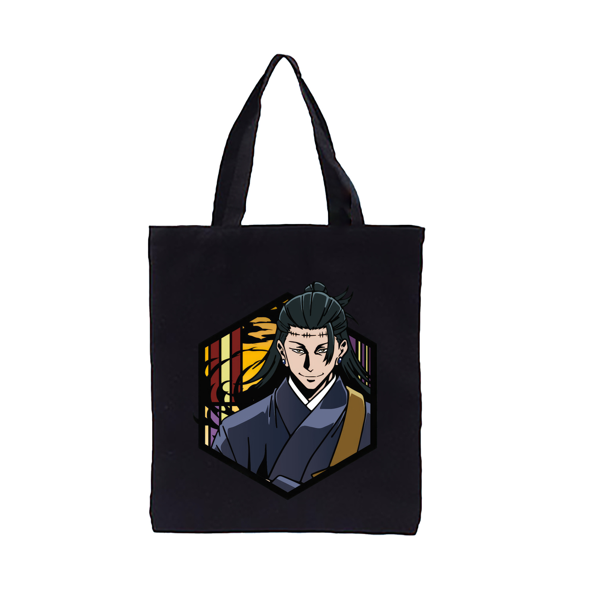 （画像用） 呪術廻戦 Jujutsu Kaisen 縦型キャンバス生地手提げバッグ　トートバッグ