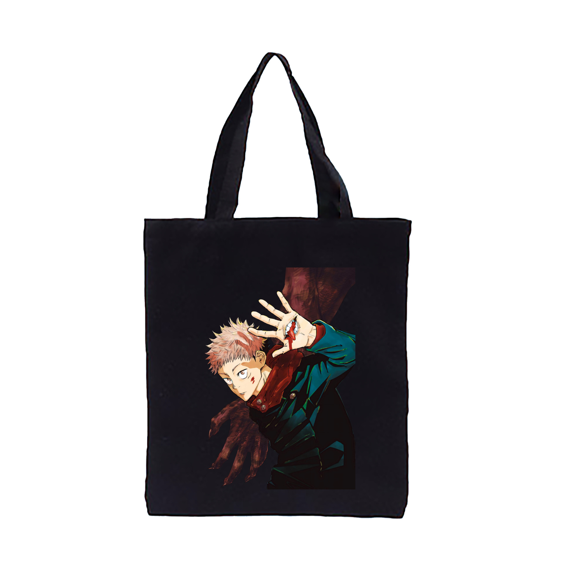 （画像用） 呪術廻戦 Jujutsu Kaisen 縦型キャンバス生地手提げバッグ　トートバッグ