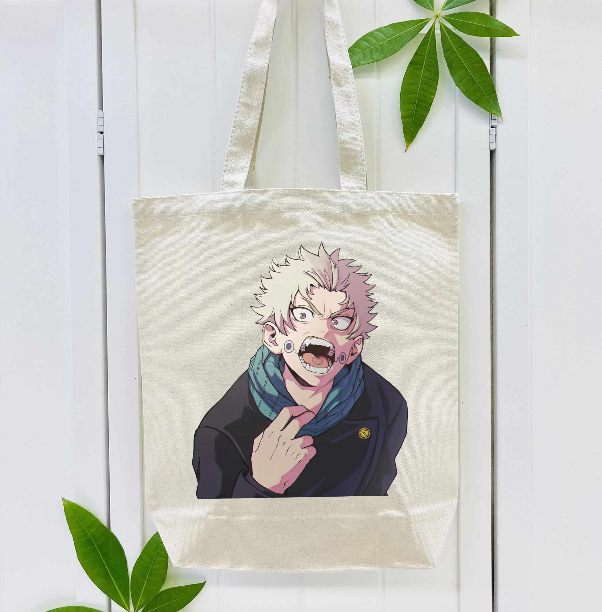 呪術廻戦 Jujutsu Kaisen 縦型キャンバス生地手提げバッグ　トートバッグ