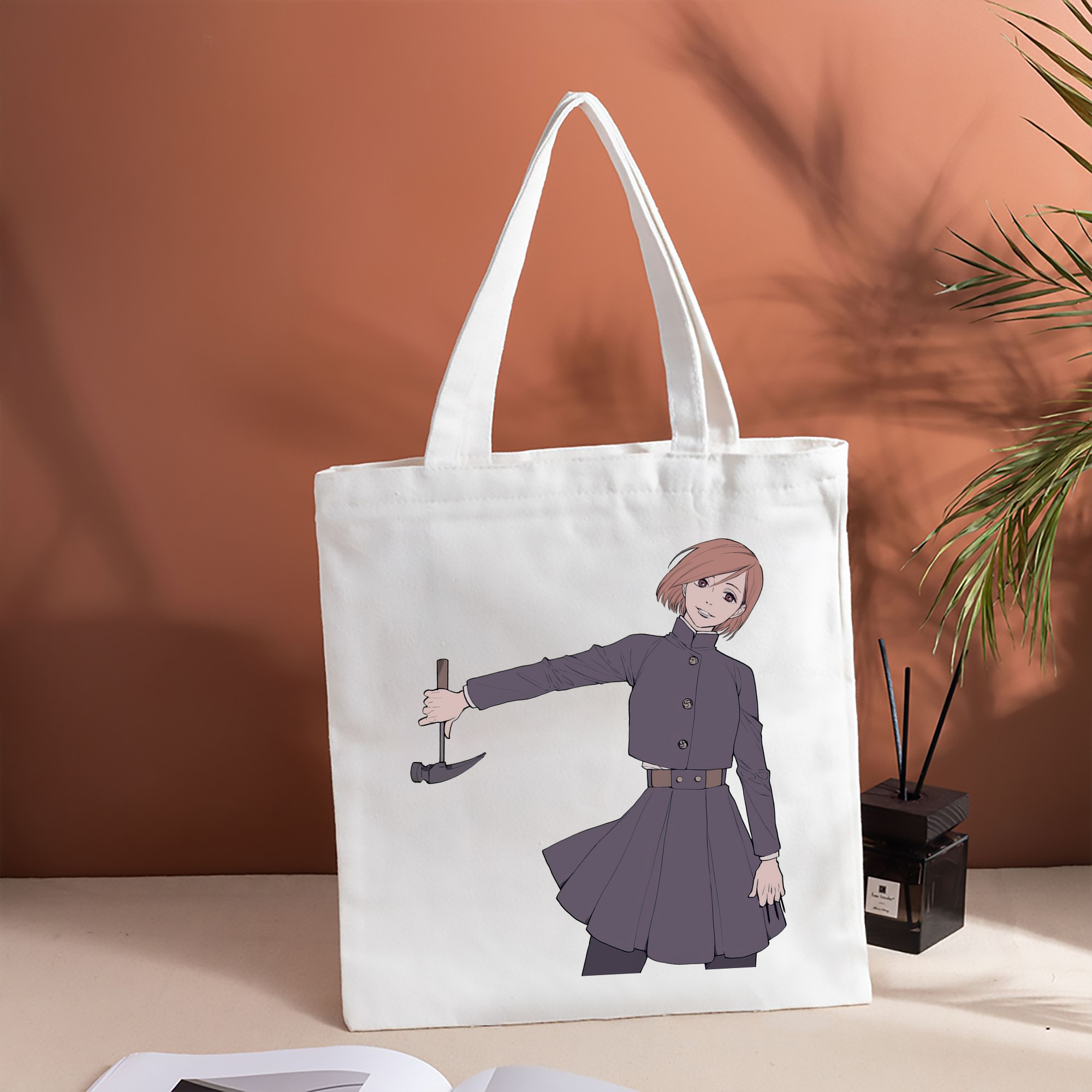 呪術廻戦 Jujutsu Kaisen 縦型キャンバス生地手提げバッグ　トートバッグ