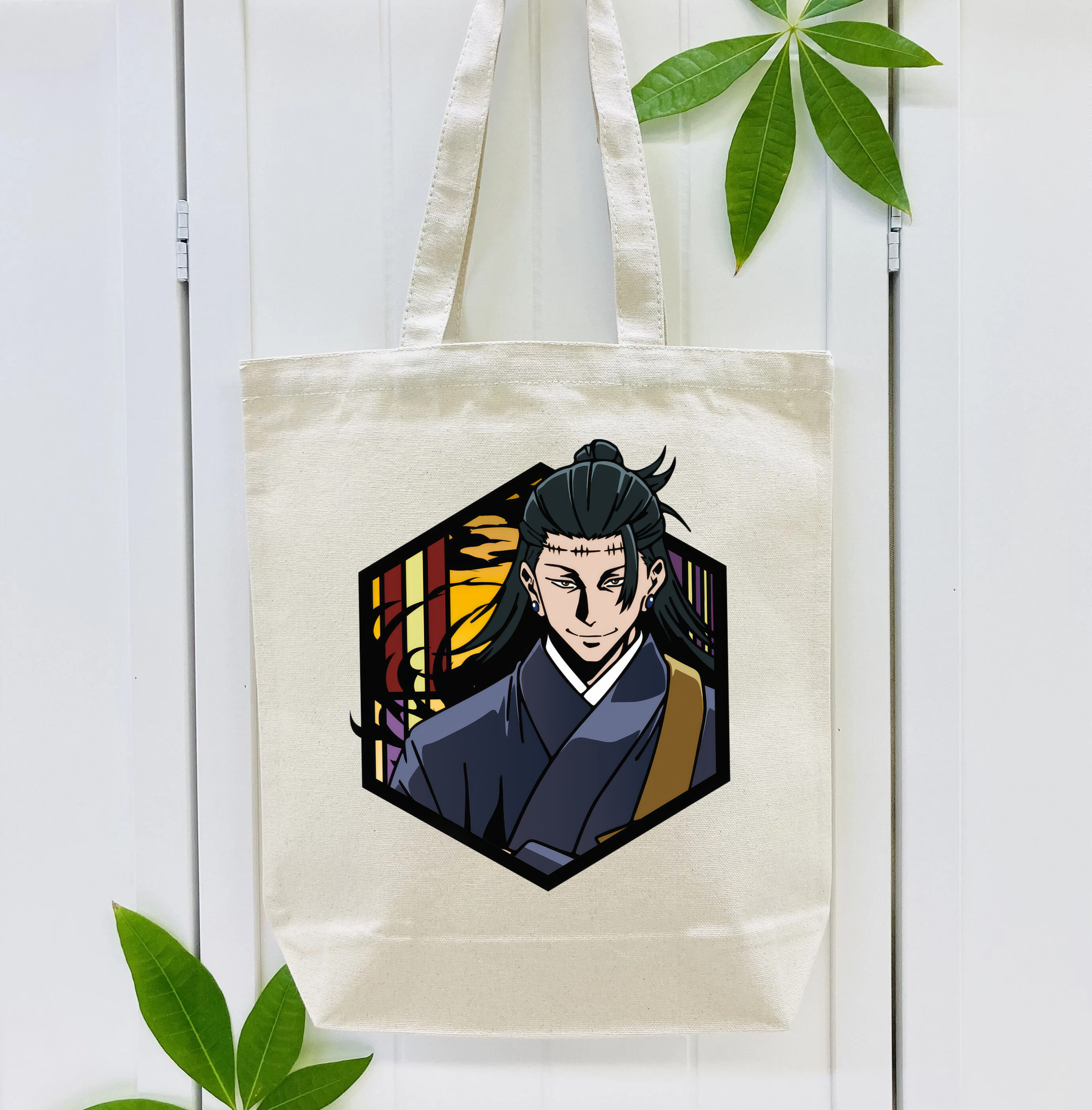 呪術廻戦 Jujutsu Kaisen 縦型キャンバス生地手提げバッグ　トートバッグ