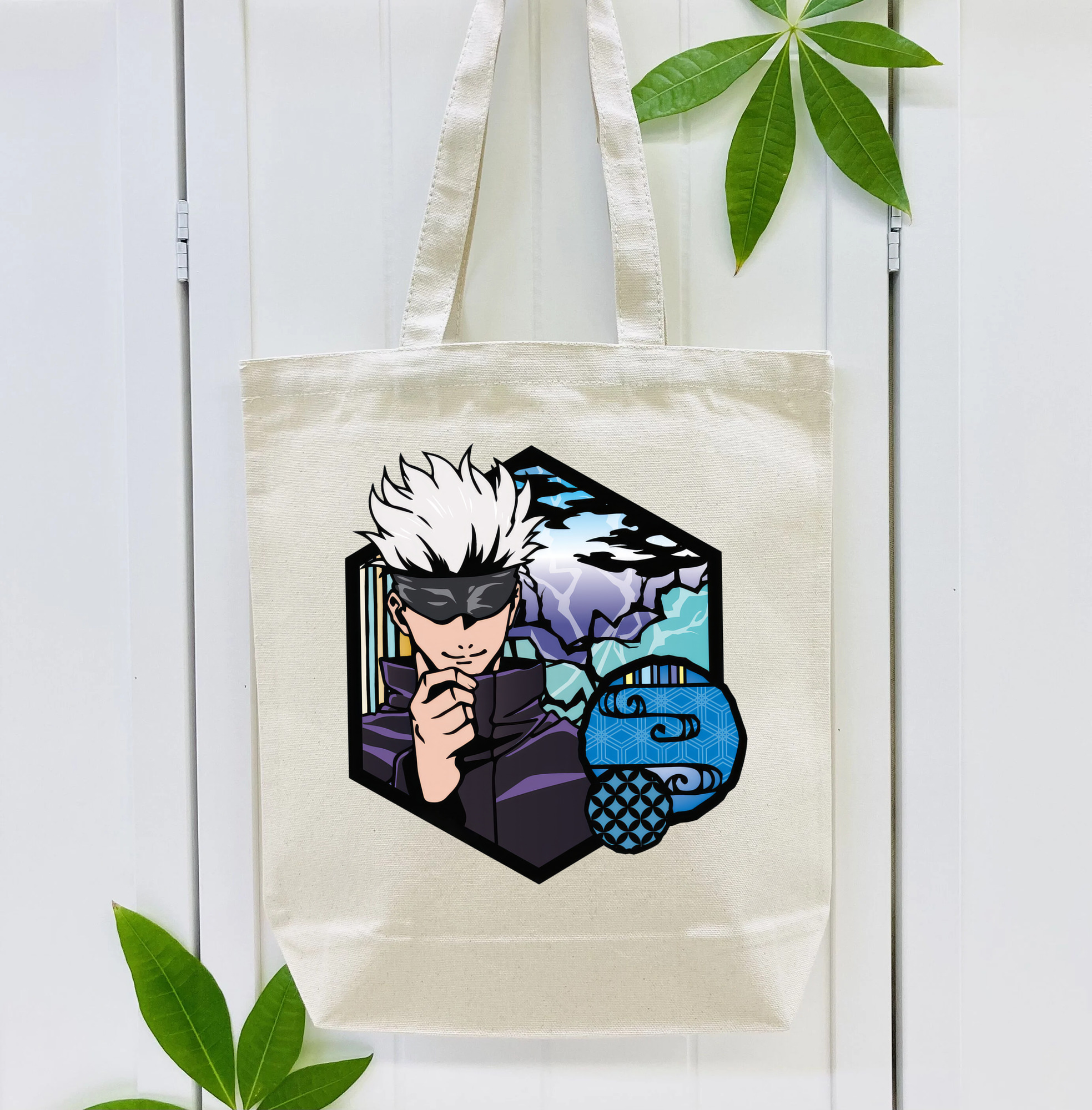 呪術廻戦 Jujutsu Kaisen 縦型キャンバス生地手提げバッグ　トートバッグ