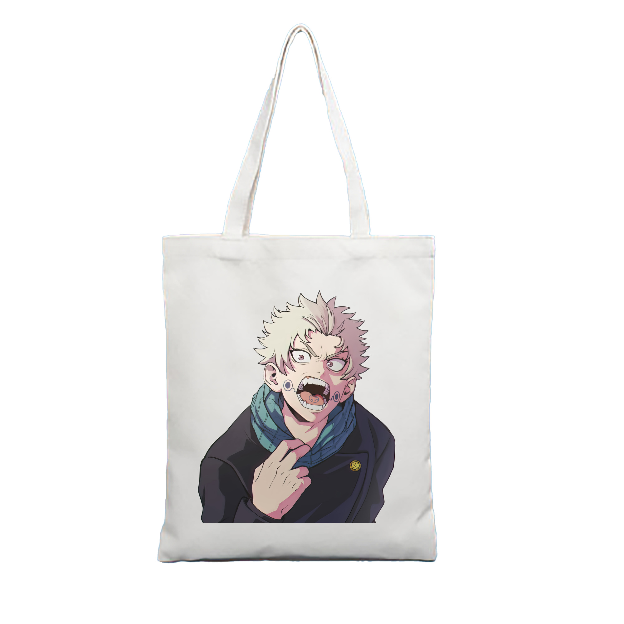 （画像用） 呪術廻戦 Jujutsu Kaisen 縦型キャンバス生地手提げバッグ　トートバッグ