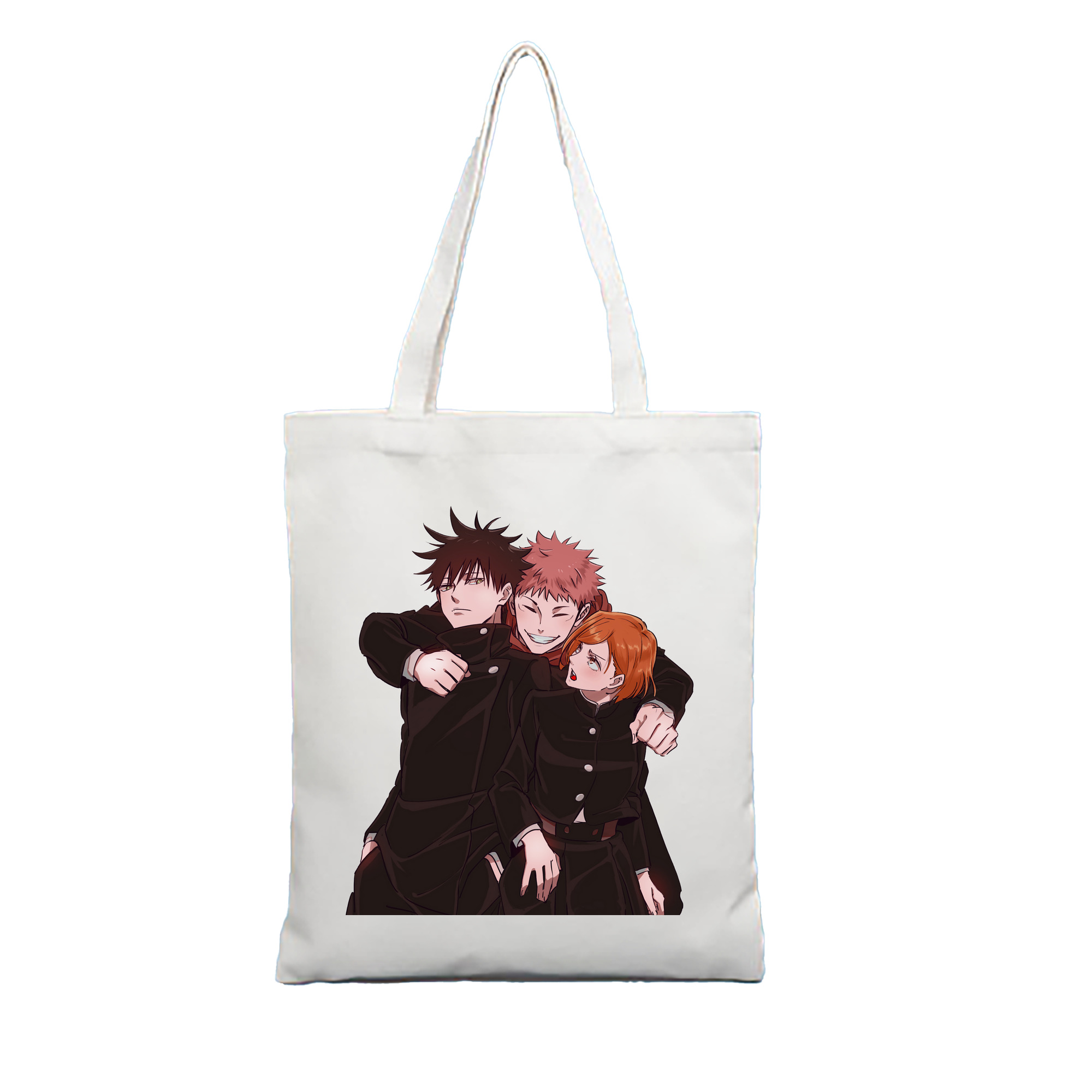 （画像用） 呪術廻戦 Jujutsu Kaisen 縦型キャンバス生地手提げバッグ　トートバッグ