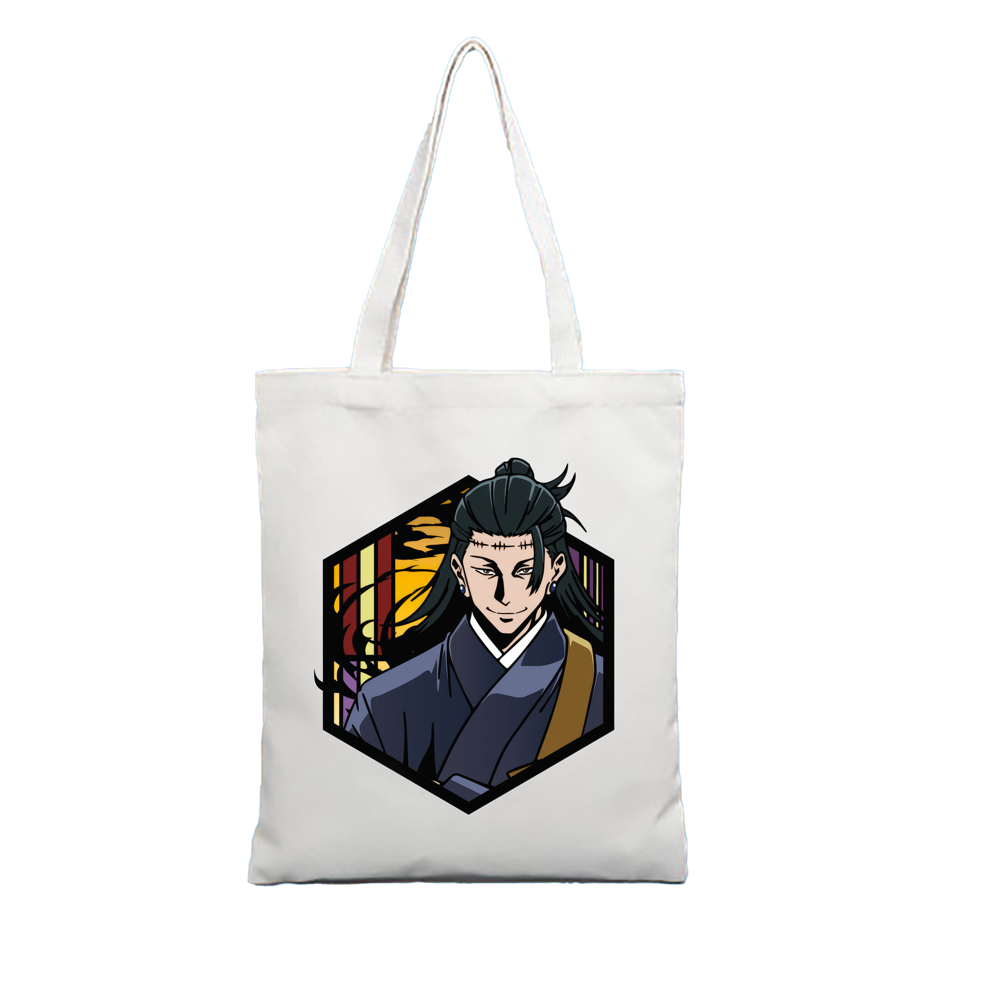（画像用） 呪術廻戦 Jujutsu Kaisen 縦型キャンバス生地手提げバッグ　トートバッグ