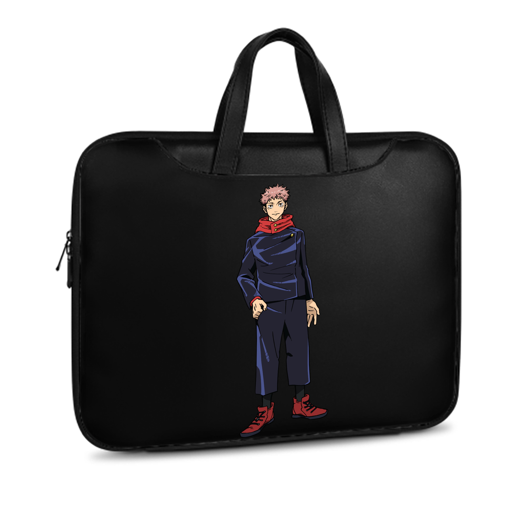 （画像用） 呪術廻戦 Jujutsu Kaisen レザーラップトップバッグ　ノートパソコンケース