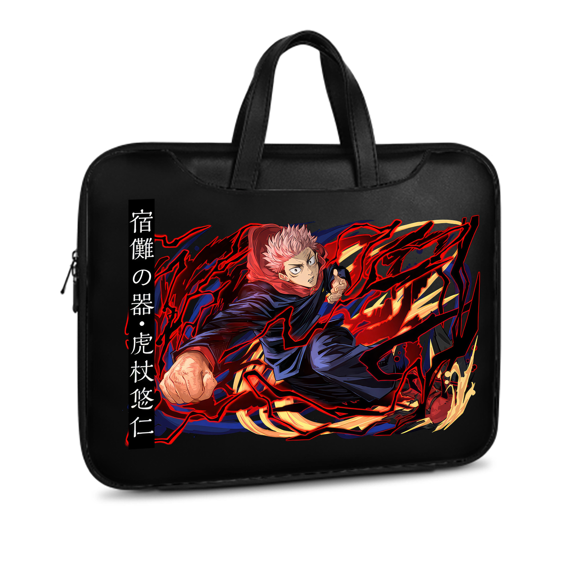 （画像用） 呪術廻戦 Jujutsu Kaisen レザーラップトップバッグ　ノートパソコンケース