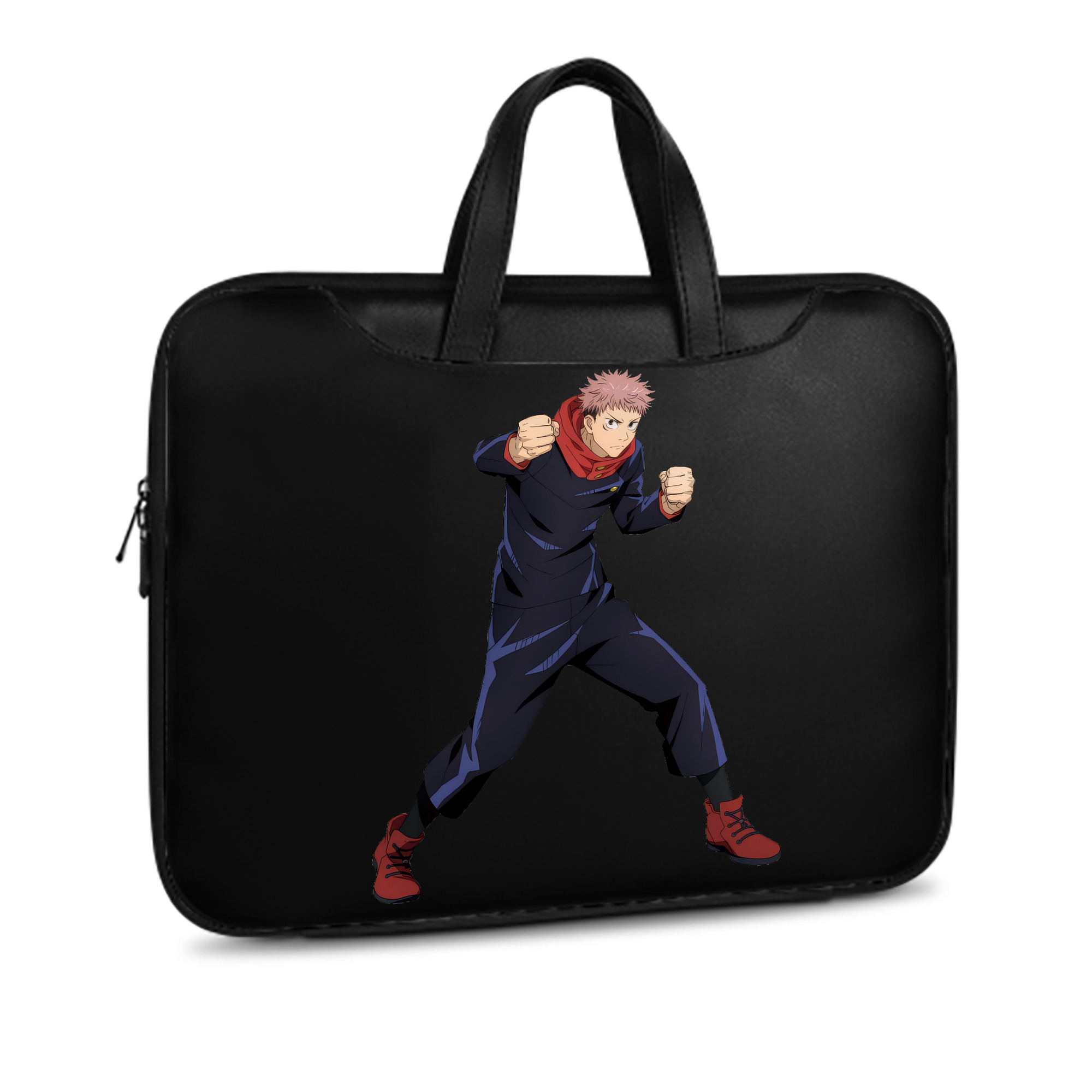 （画像用） 呪術廻戦 Jujutsu Kaisen レザーラップトップバッグ　ノートパソコンケース