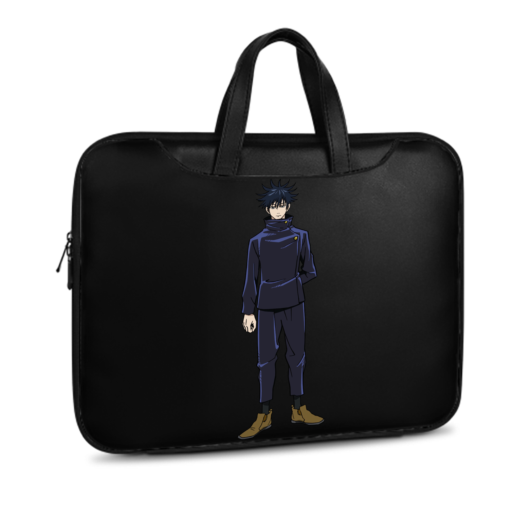 （画像用） 呪術廻戦 Jujutsu Kaisen レザーラップトップバッグ　ノートパソコンケース