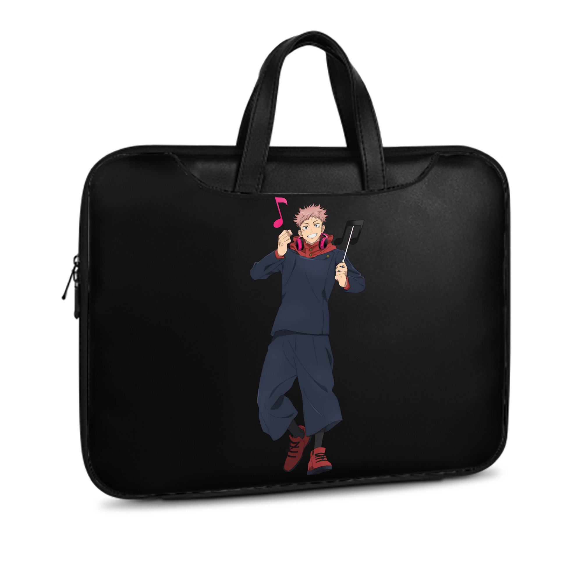 （画像用） 呪術廻戦 Jujutsu Kaisen レザーラップトップバッグ　ノートパソコンケース