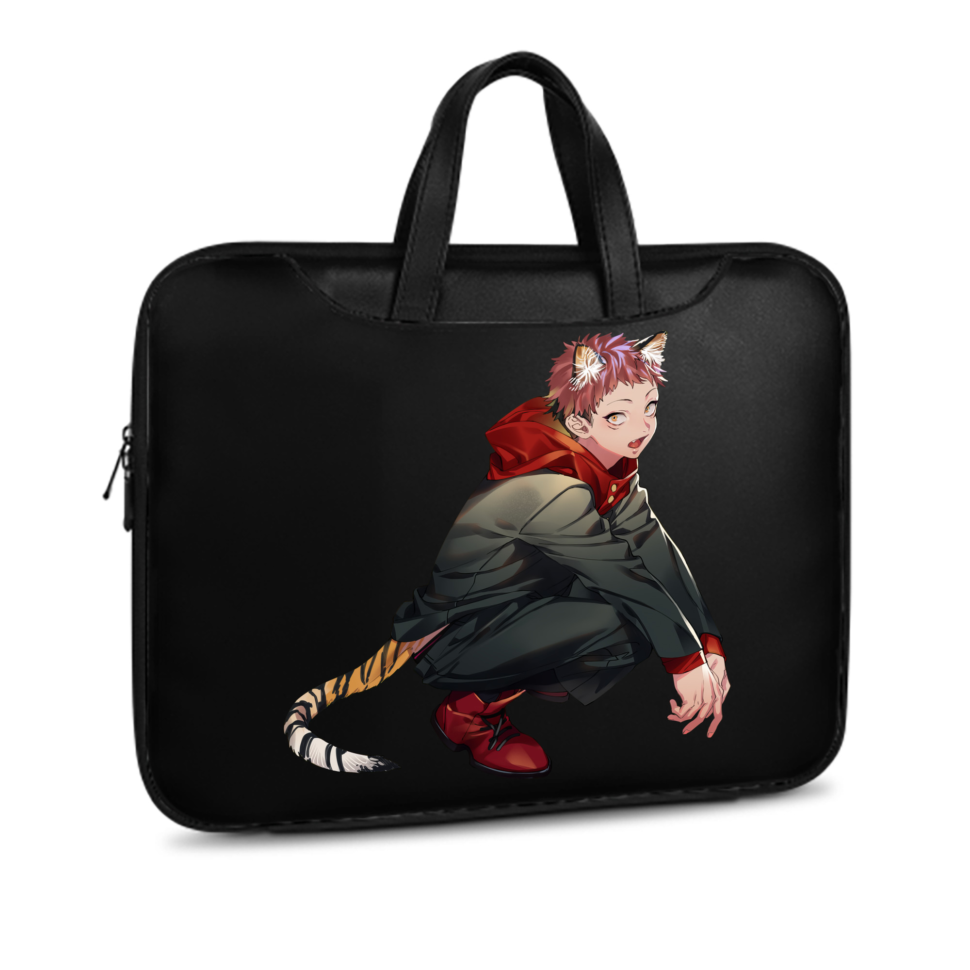 （画像用） 呪術廻戦 Jujutsu Kaisen レザーラップトップバッグ　ノートパソコンケース