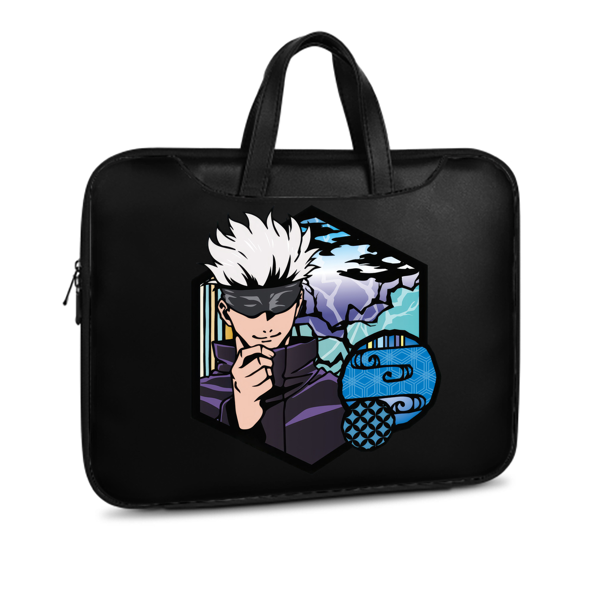 （画像用） 呪術廻戦 Jujutsu Kaisen レザーラップトップバッグ　ノートパソコンケース