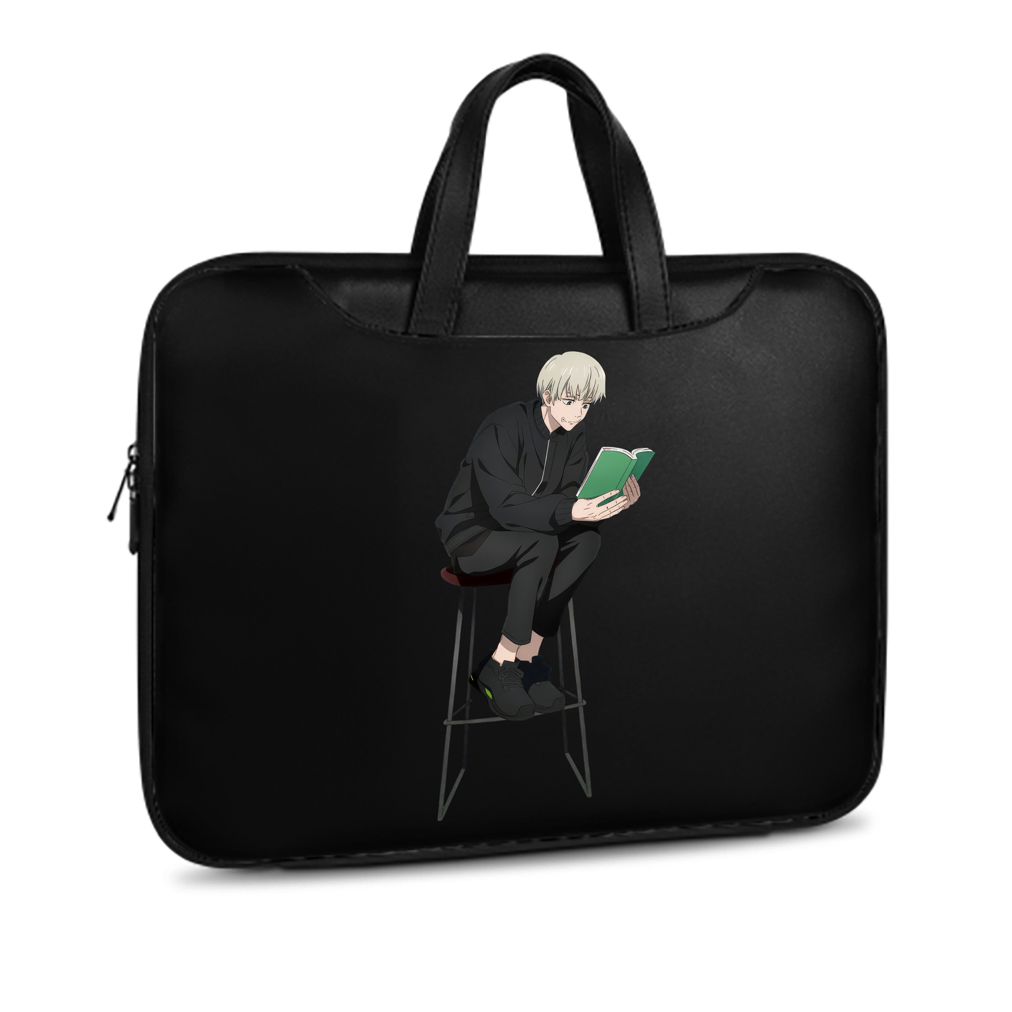 （画像用） 呪術廻戦 Jujutsu Kaisen レザーラップトップバッグ　ノートパソコンケース