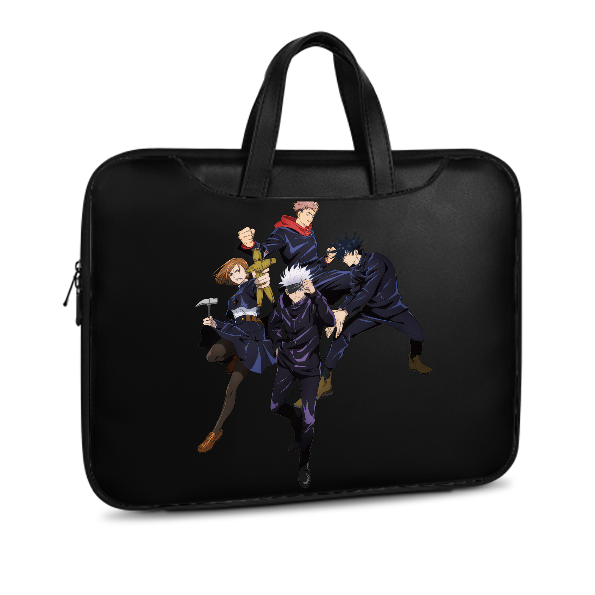 （画像用） 呪術廻戦 Jujutsu Kaisen レザーラップトップバッグ　ノートパソコンケース