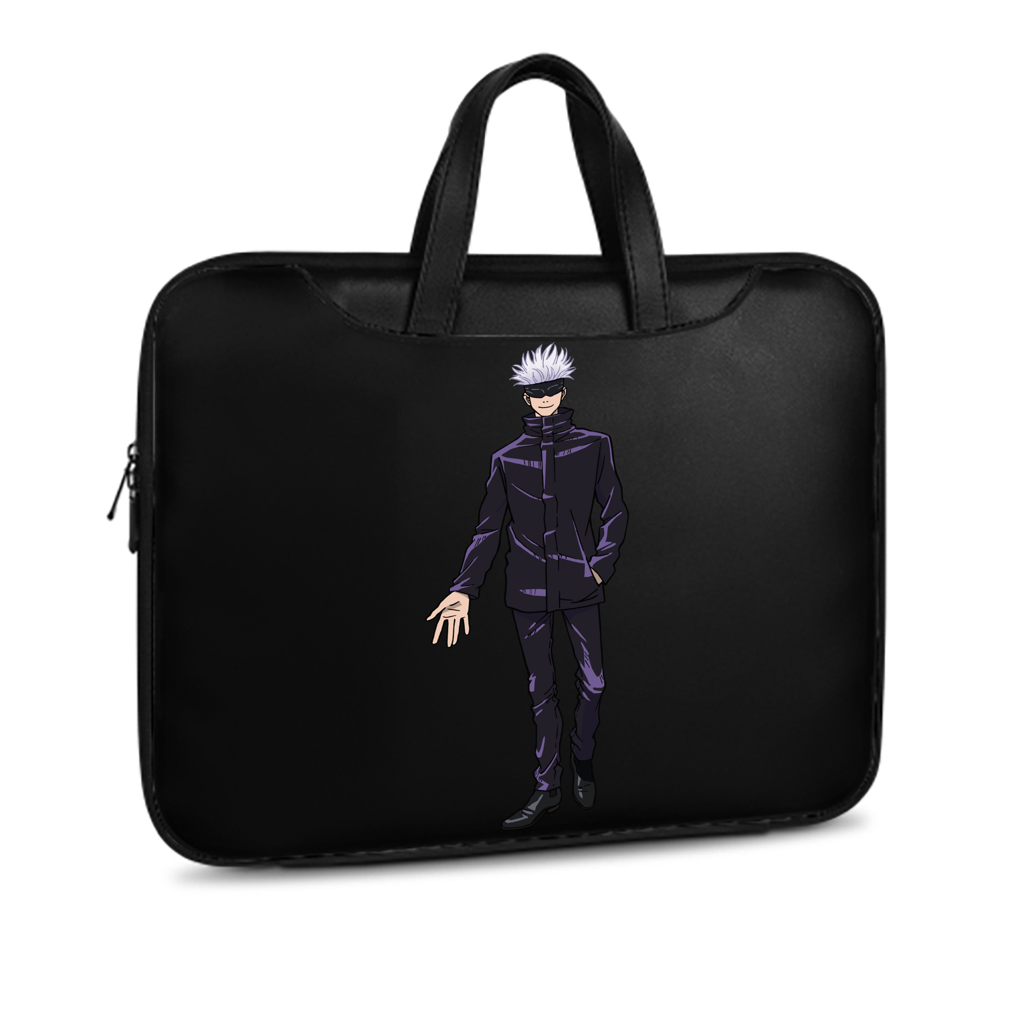 （画像用） 呪術廻戦 Jujutsu Kaisen レザーラップトップバッグ　ノートパソコンケース