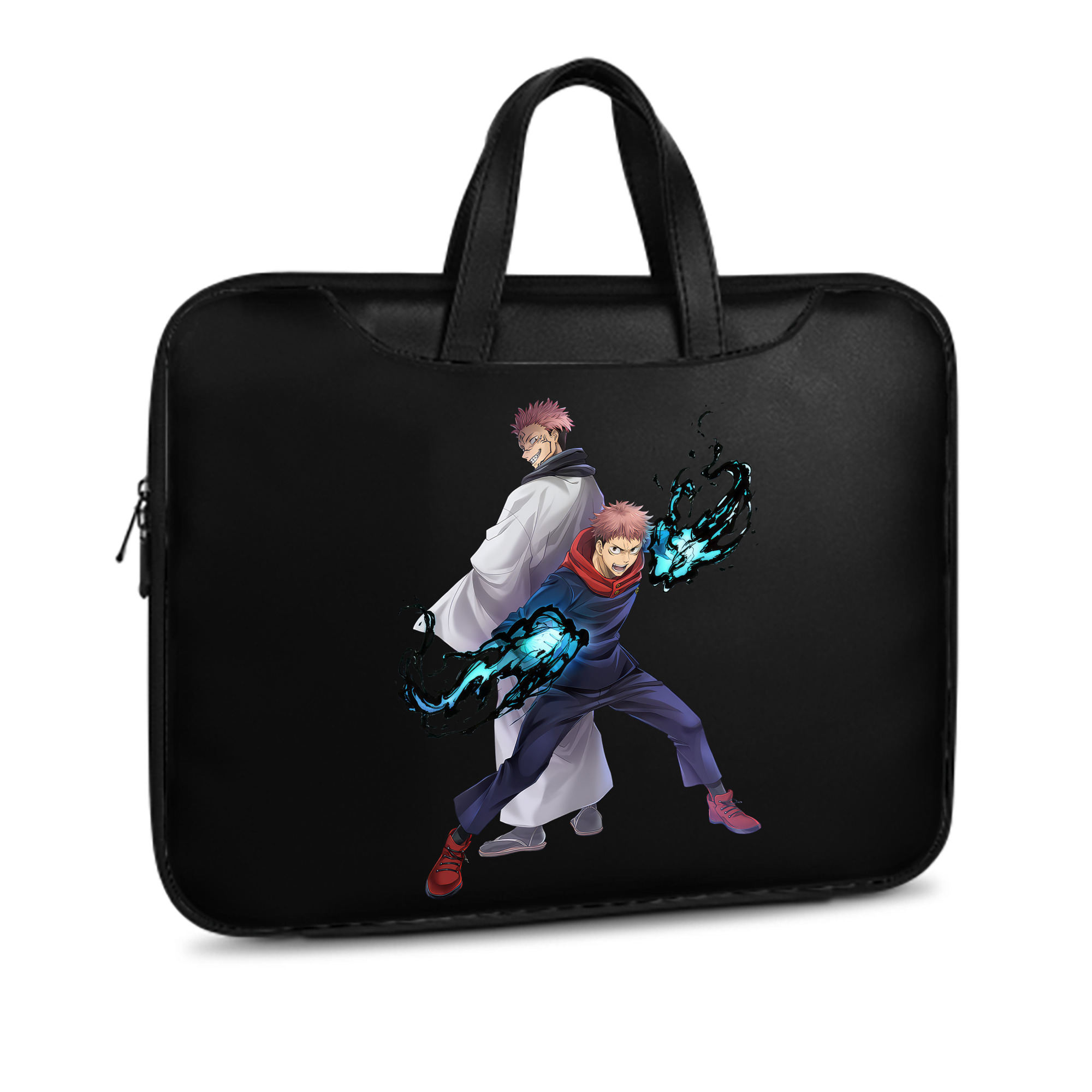 （画像用） 呪術廻戦 Jujutsu Kaisen レザーラップトップバッグ　ノートパソコンケース
