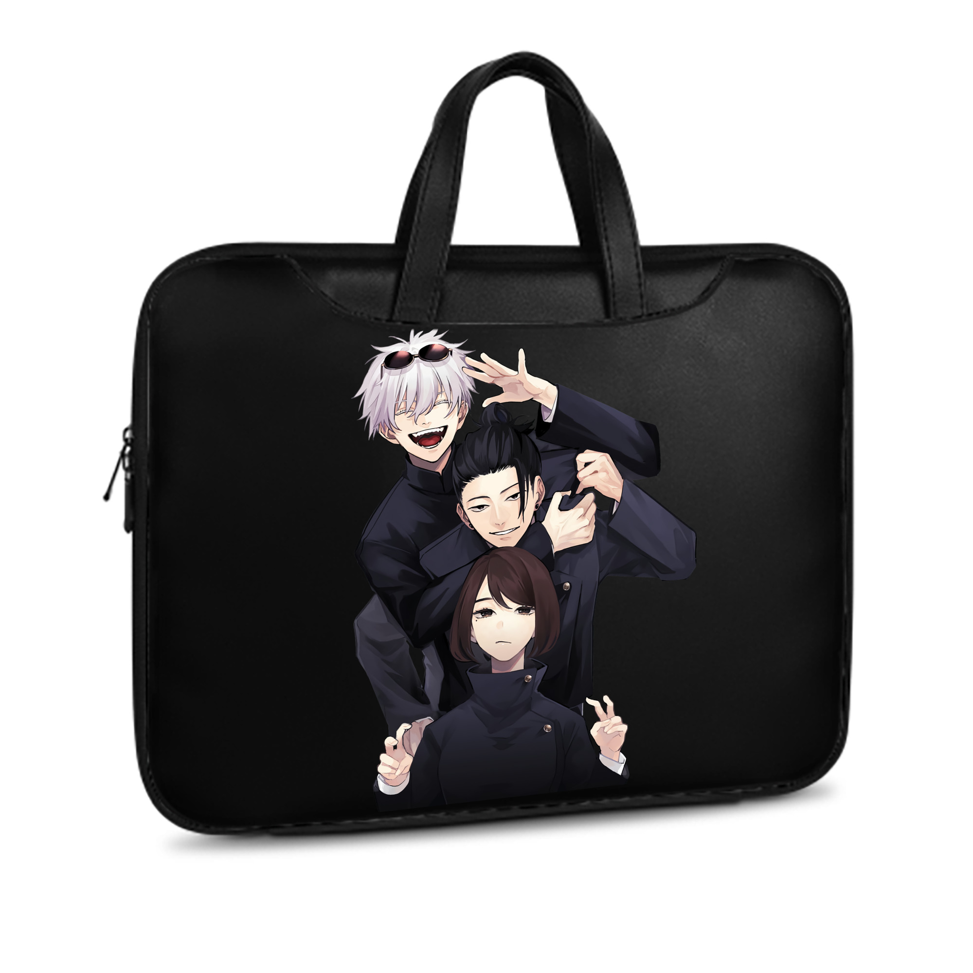 （画像用） 呪術廻戦 Jujutsu Kaisen レザーラップトップバッグ　ノートパソコンケース