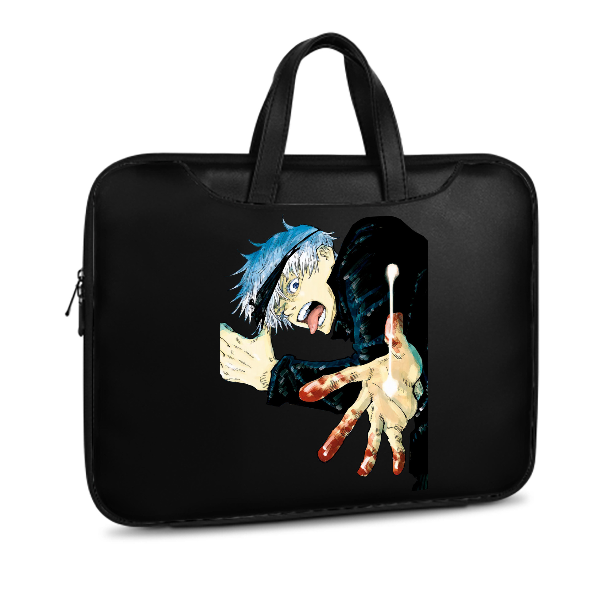 （画像用） 呪術廻戦 Jujutsu Kaisen レザーラップトップバッグ　ノートパソコンケース