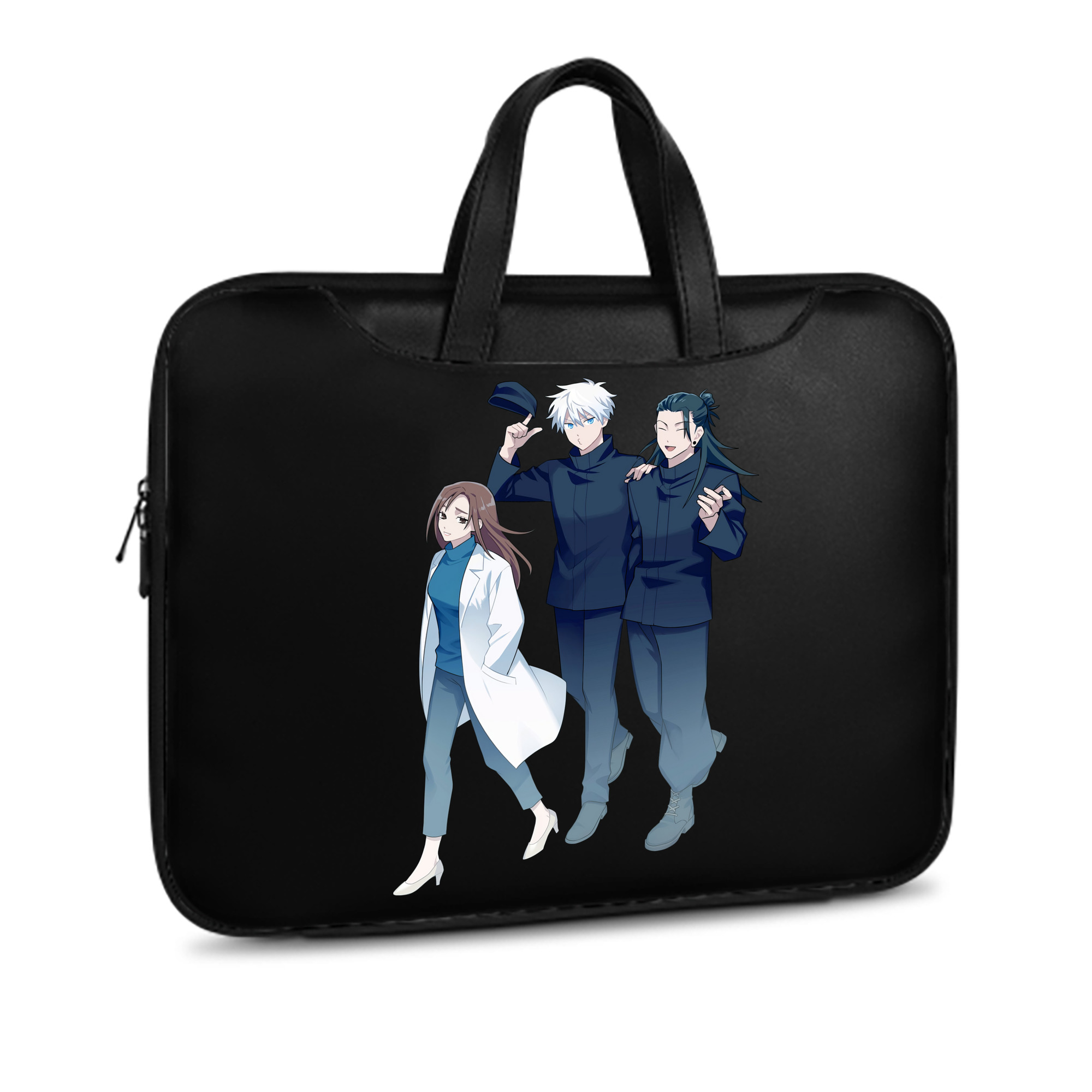 （画像用） 呪術廻戦 Jujutsu Kaisen レザーラップトップバッグ　ノートパソコンケース