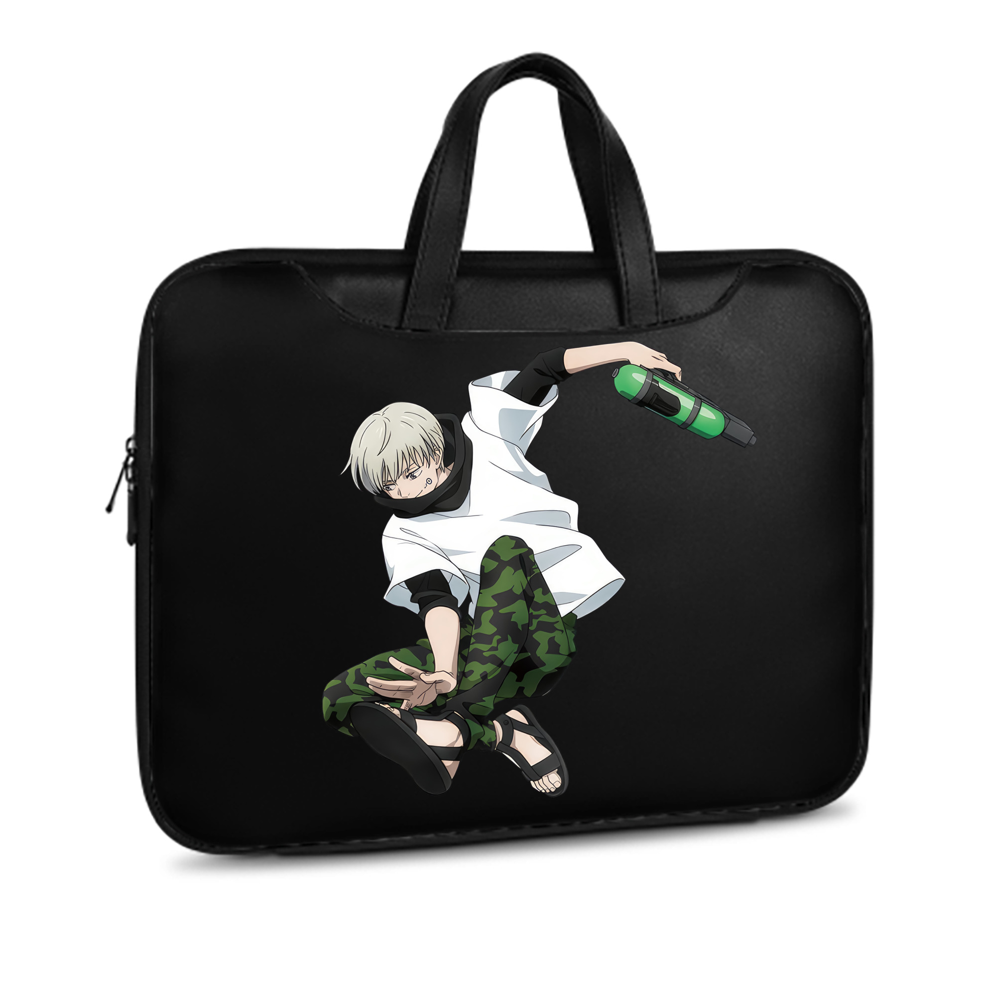 （画像用） 呪術廻戦 Jujutsu Kaisen レザーラップトップバッグ　ノートパソコンケース