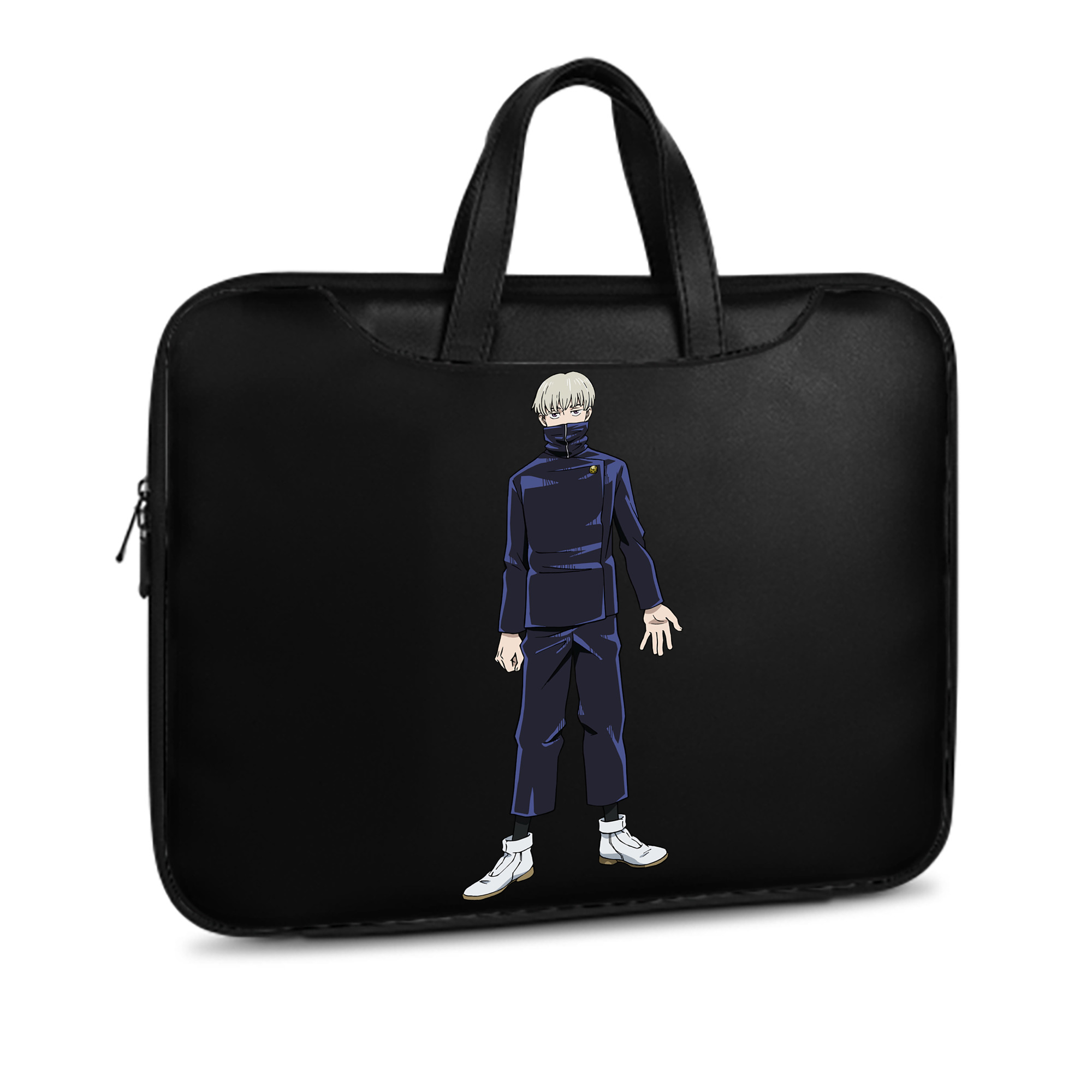 （画像用） 呪術廻戦 Jujutsu Kaisen レザーラップトップバッグ　ノートパソコンケース