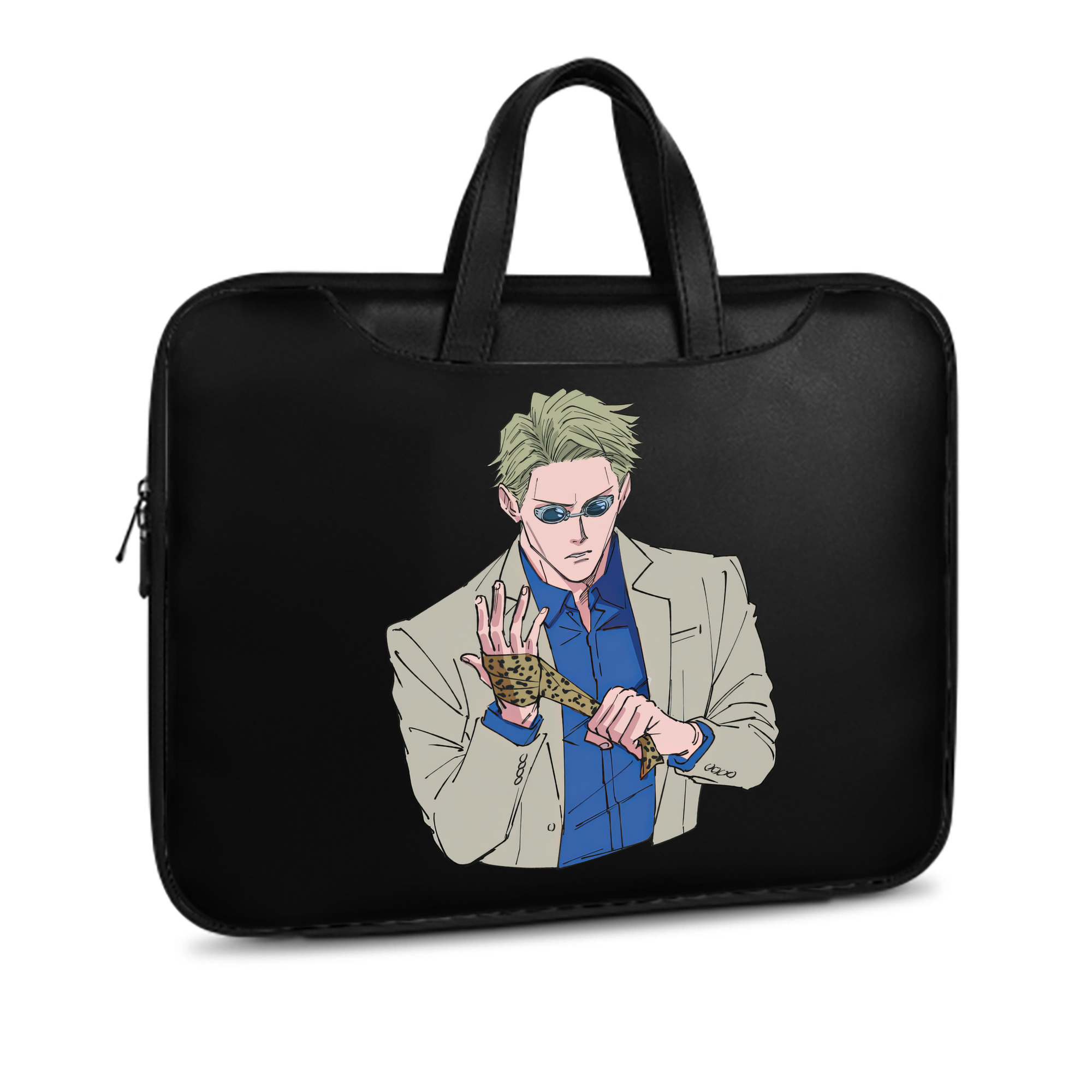 （画像用） 呪術廻戦 Jujutsu Kaisen レザーラップトップバッグ　ノートパソコンケース