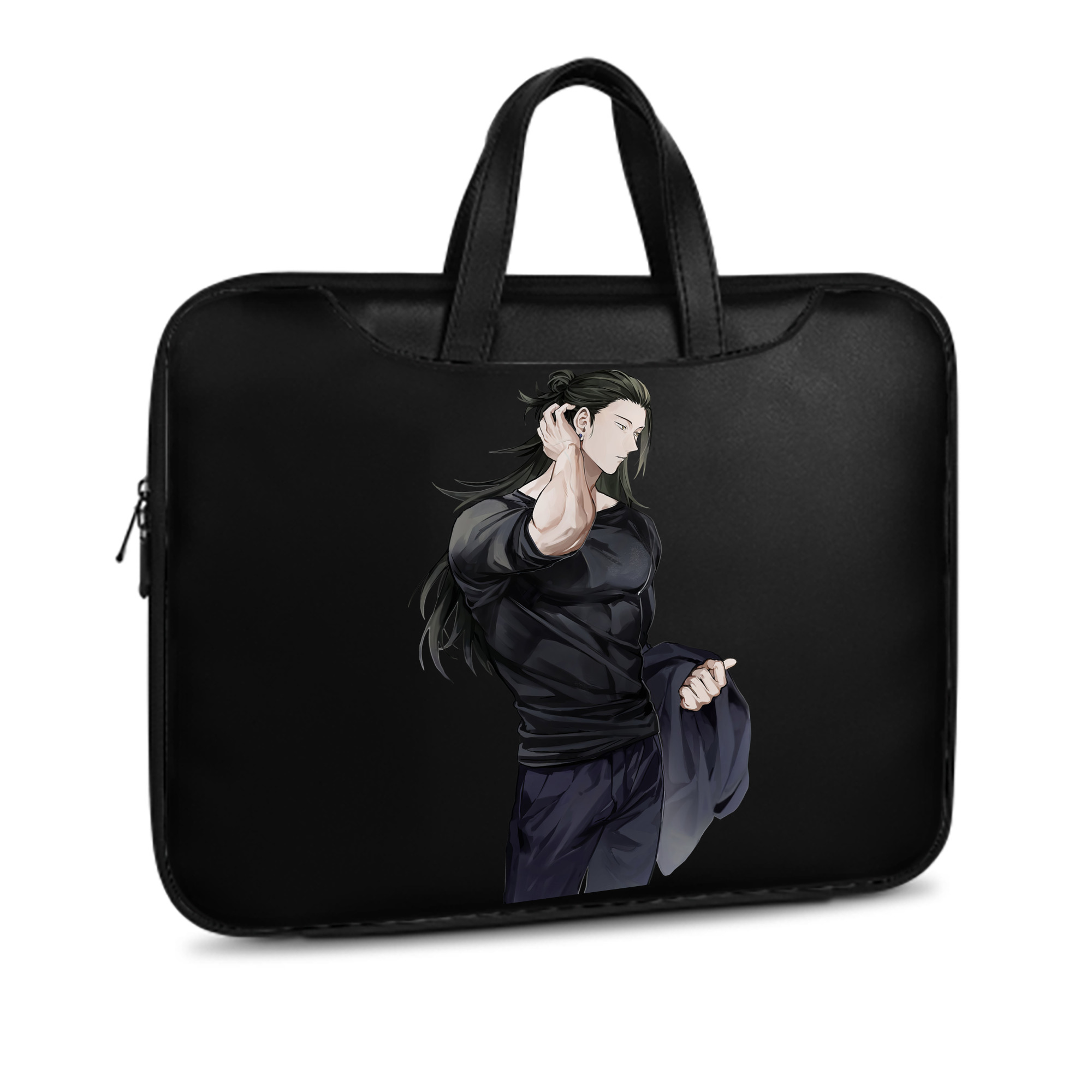 （画像用） 呪術廻戦 Jujutsu Kaisen レザーラップトップバッグ　ノートパソコンケース
