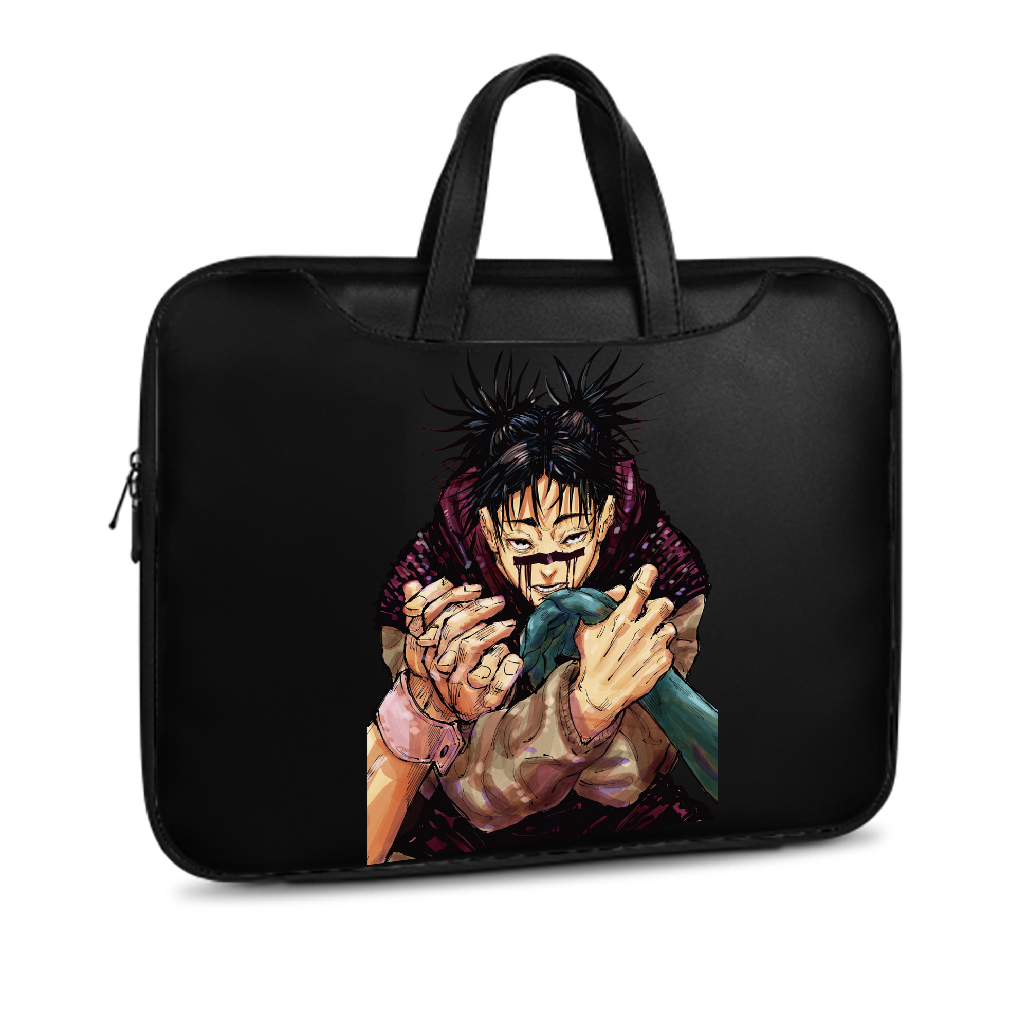 （画像用） 呪術廻戦 Jujutsu Kaisen レザーラップトップバッグ　ノートパソコンケース