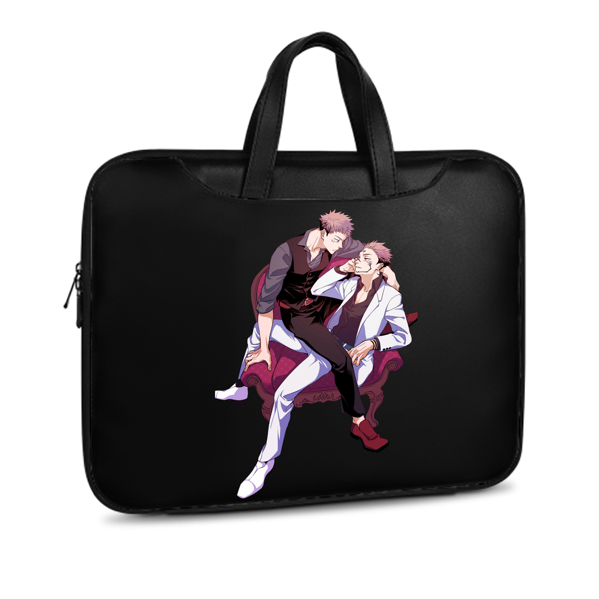 （画像用） 呪術廻戦 Jujutsu Kaisen レザーラップトップバッグ　ノートパソコンケース