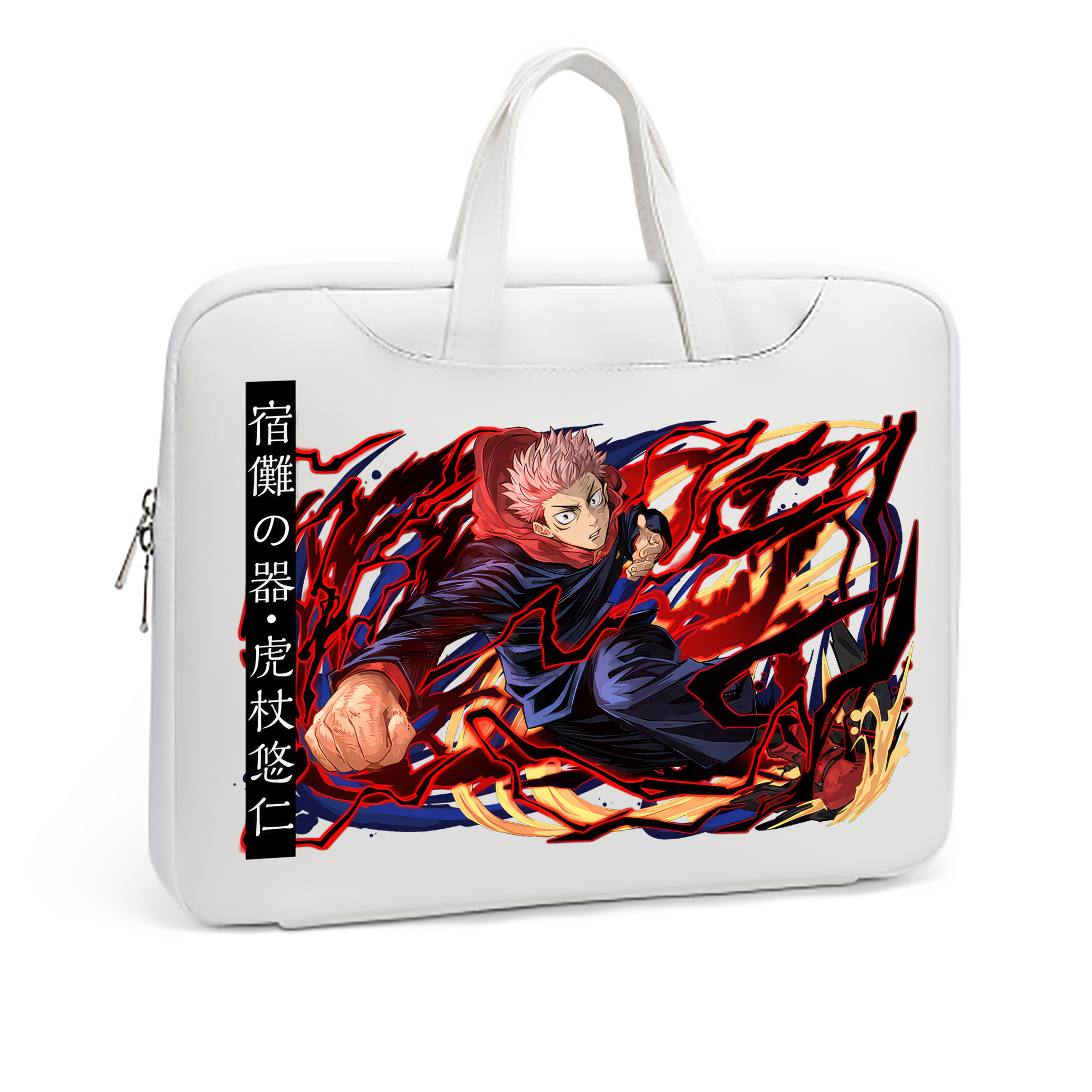 （画像用） 呪術廻戦 Jujutsu Kaisen レザーラップトップバッグ　ノートパソコンケース