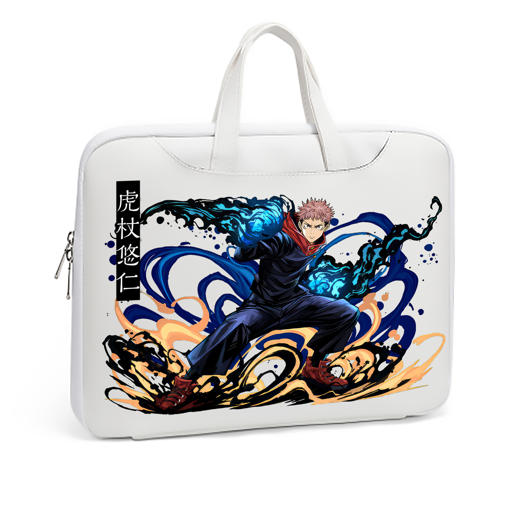 （画像用） 呪術廻戦 Jujutsu Kaisen レザーラップトップバッグ　ノートパソコンケース