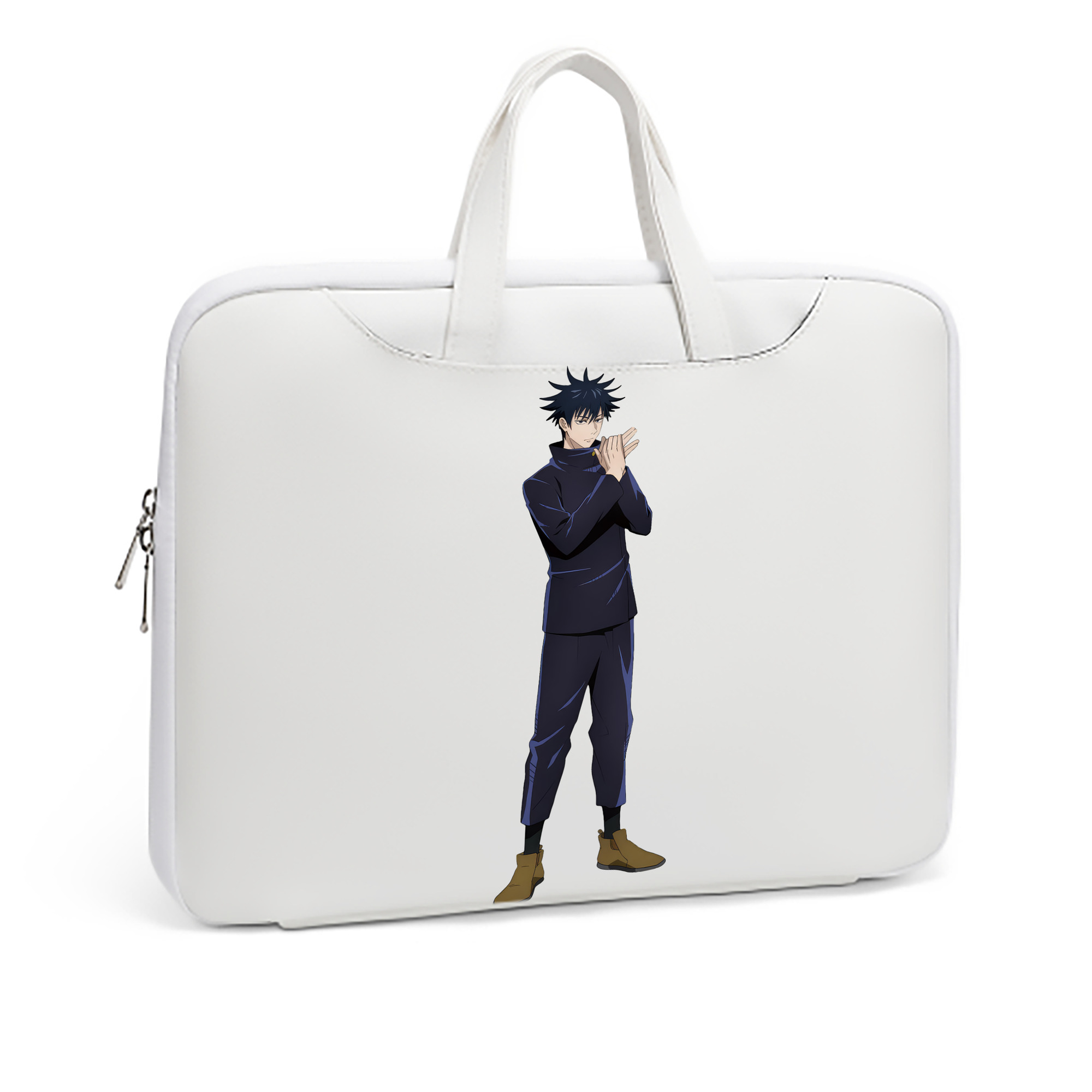 （画像用） 呪術廻戦 Jujutsu Kaisen レザーラップトップバッグ　ノートパソコンケース