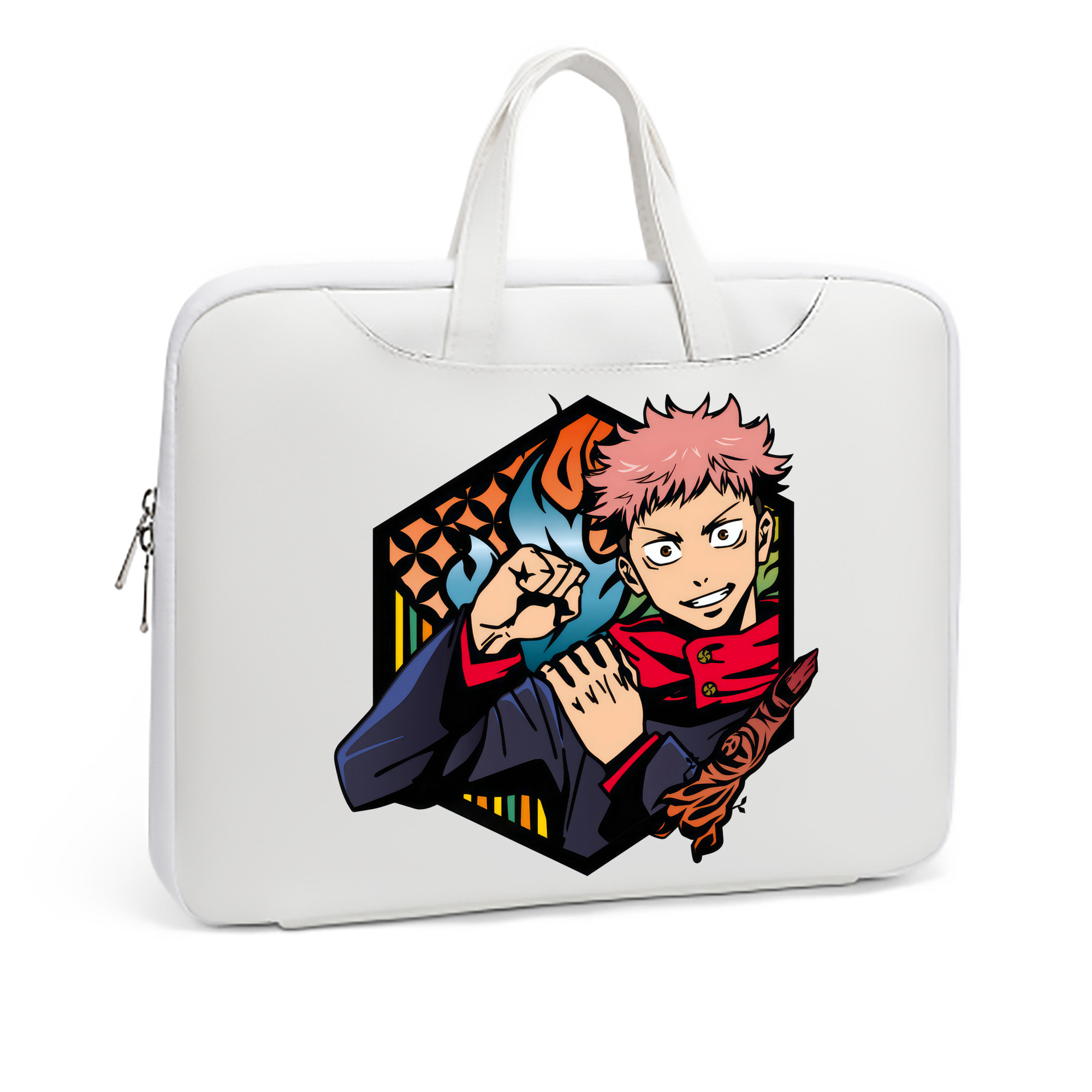 （画像用） 呪術廻戦 Jujutsu Kaisen レザーラップトップバッグ　ノートパソコンケース