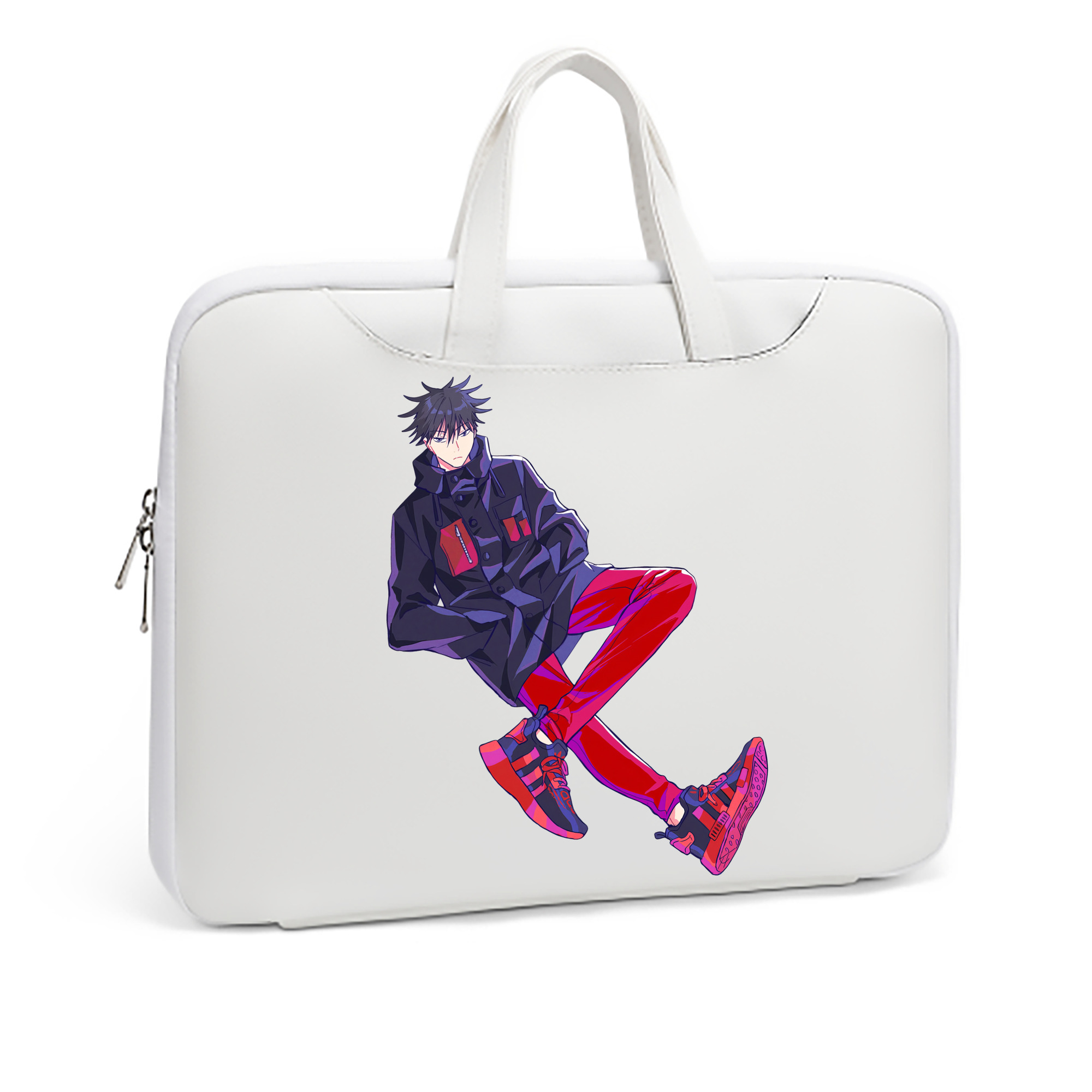 （画像用） 呪術廻戦 Jujutsu Kaisen レザーラップトップバッグ　ノートパソコンケース