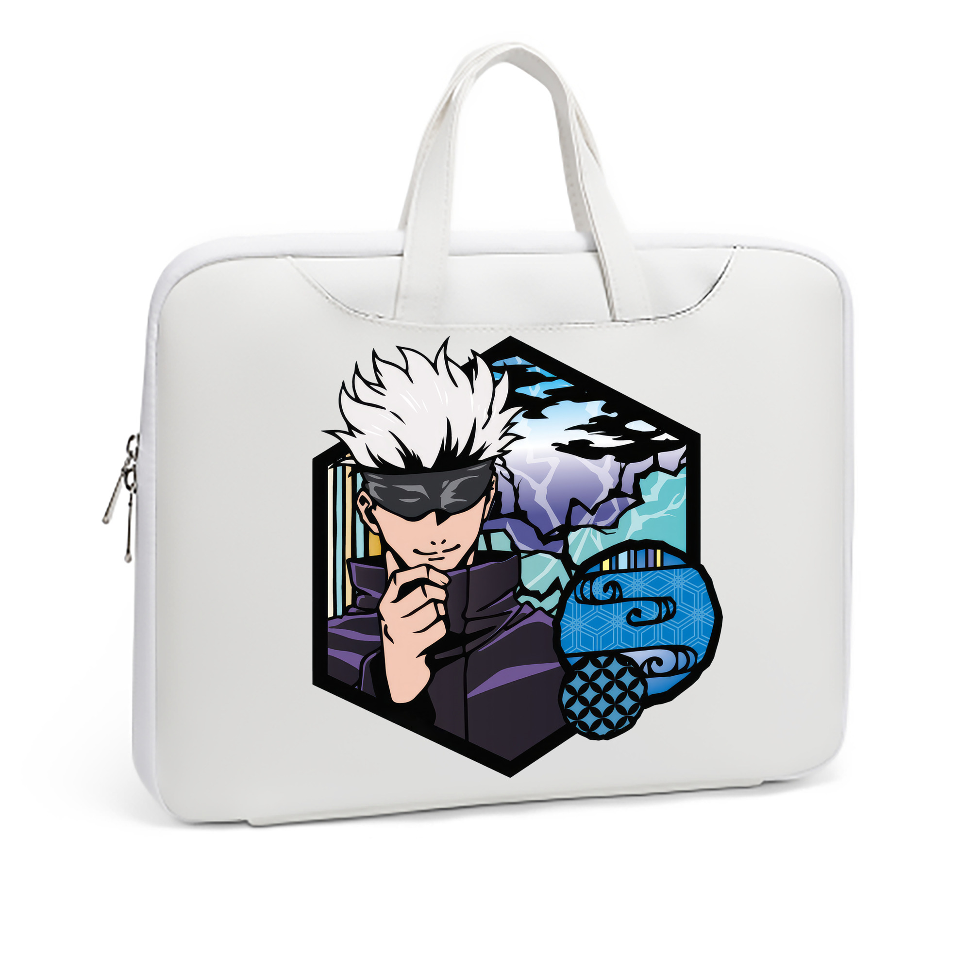 （画像用） 呪術廻戦 Jujutsu Kaisen レザーラップトップバッグ　ノートパソコンケース