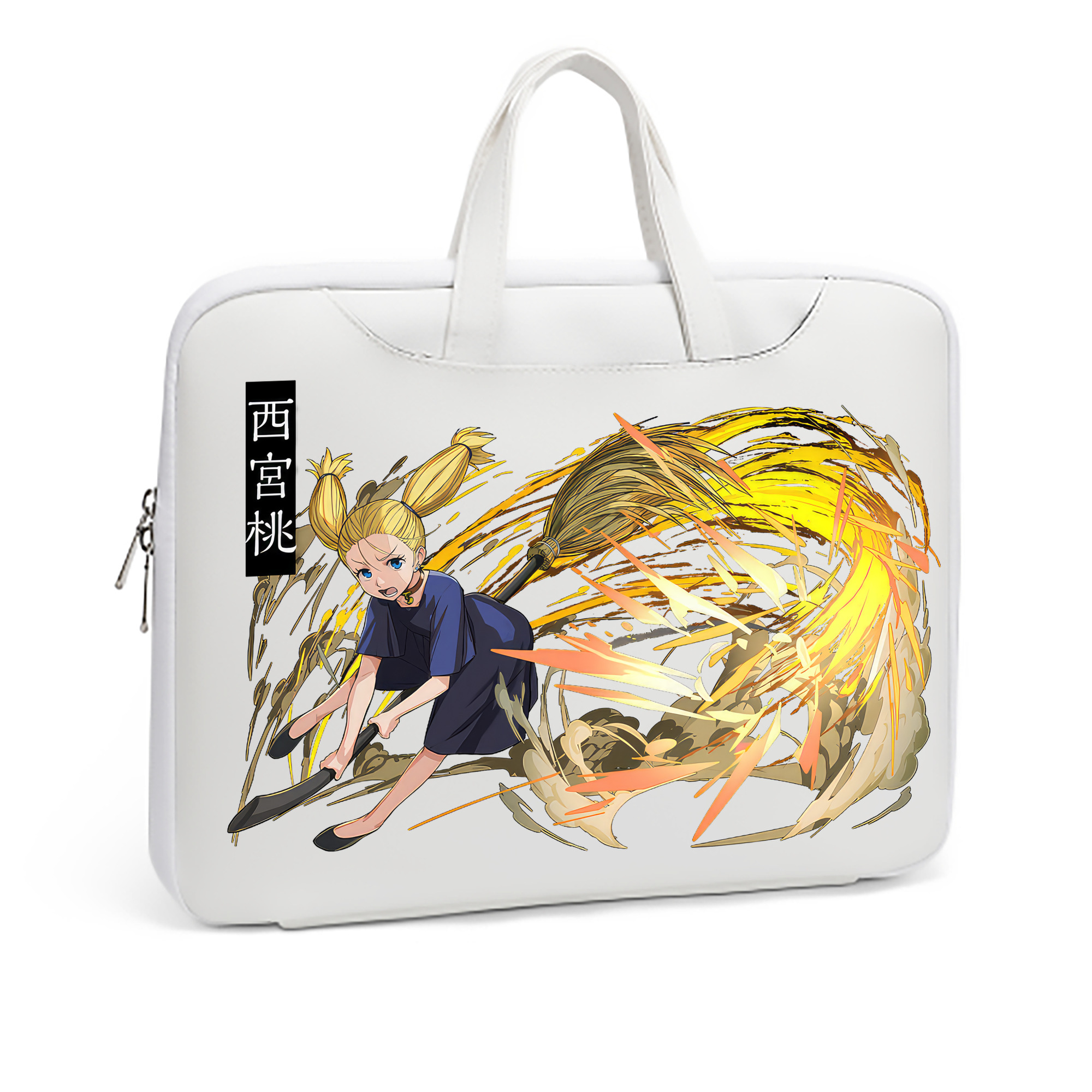 （画像用） 呪術廻戦 Jujutsu Kaisen レザーラップトップバッグ　ノートパソコンケース