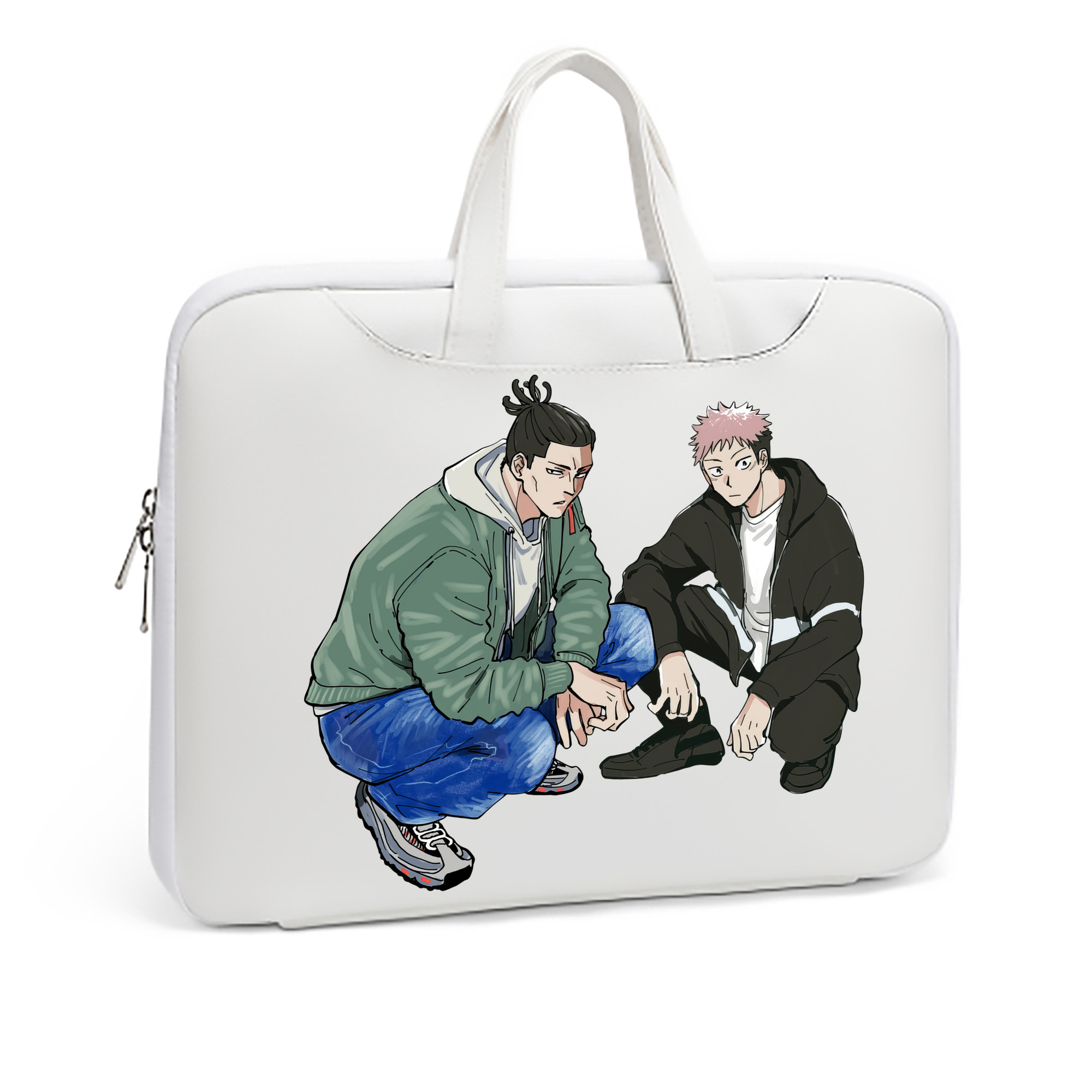 （画像用） 呪術廻戦 Jujutsu Kaisen レザーラップトップバッグ　ノートパソコンケース