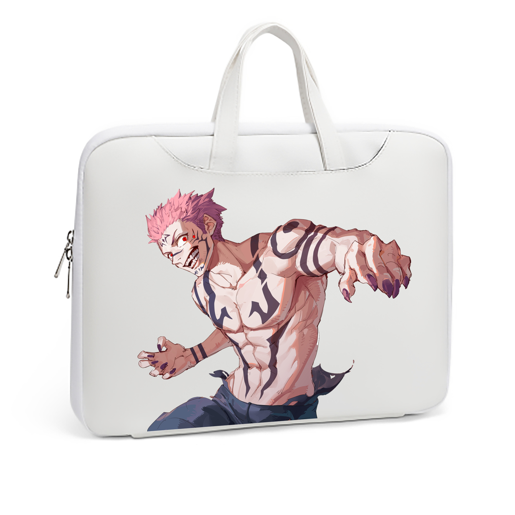 （画像用） 呪術廻戦 Jujutsu Kaisen レザーラップトップバッグ　ノートパソコンケース