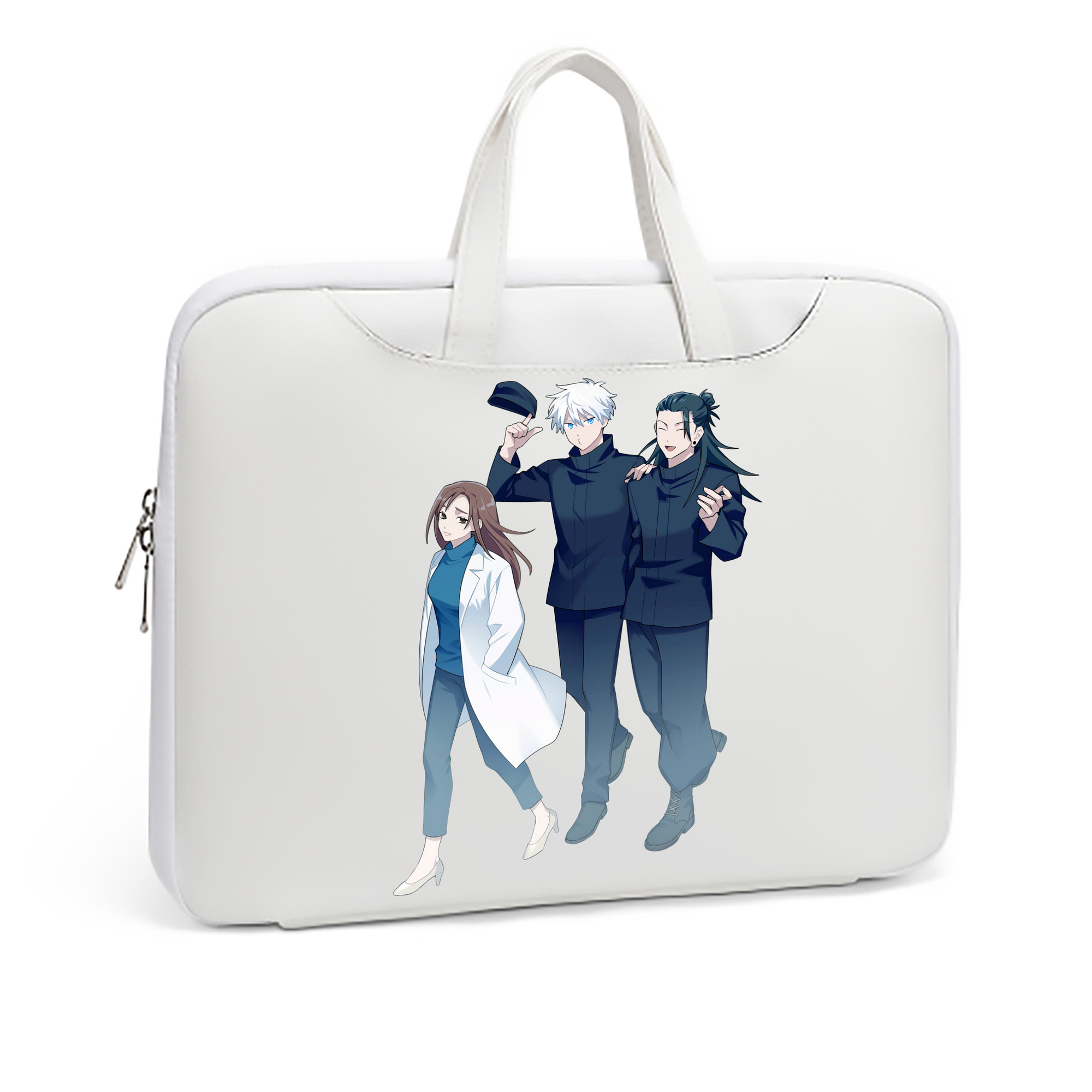 （画像用） 呪術廻戦 Jujutsu Kaisen レザーラップトップバッグ　ノートパソコンケース