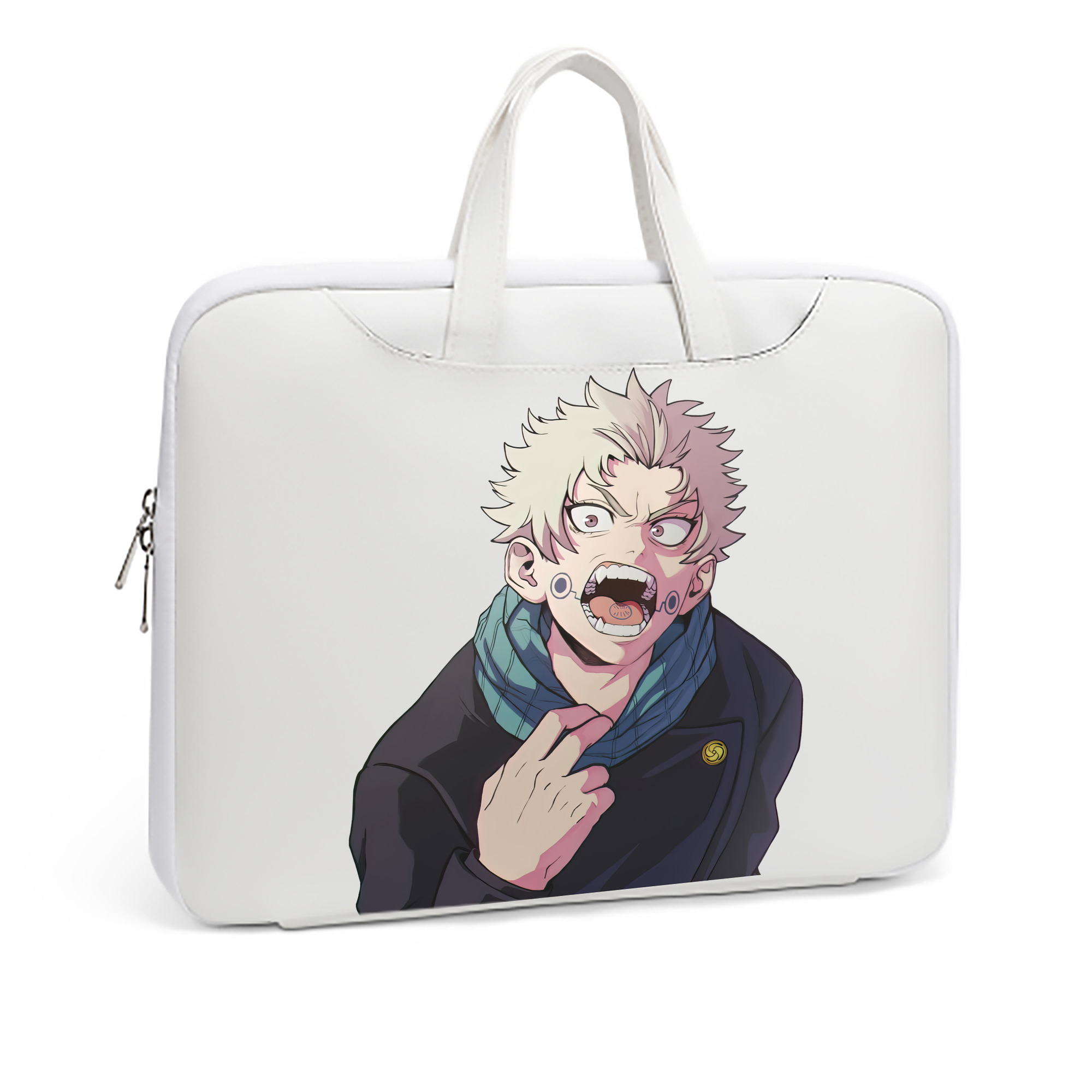 （画像用） 呪術廻戦 Jujutsu Kaisen レザーラップトップバッグ　ノートパソコンケース
