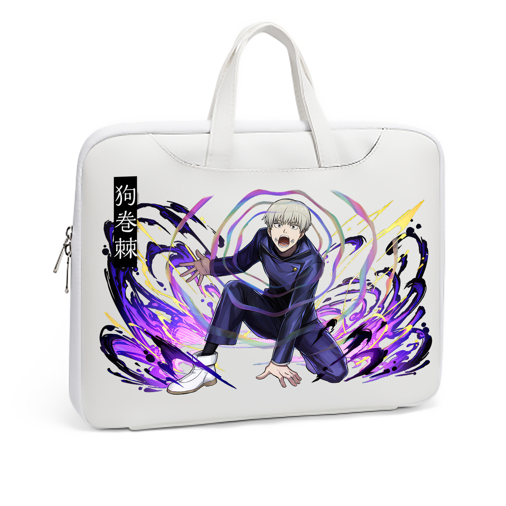 （画像用） 呪術廻戦 Jujutsu Kaisen レザーラップトップバッグ　ノートパソコンケース