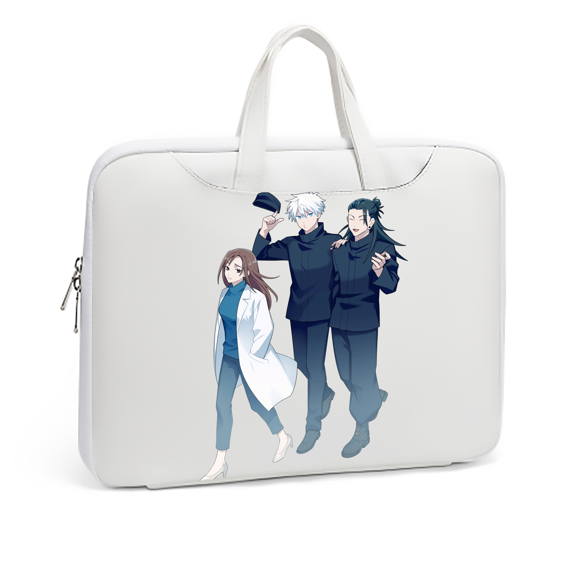 （画像用） 呪術廻戦 Jujutsu Kaisen レザーラップトップバッグ　ノートパソコンケース