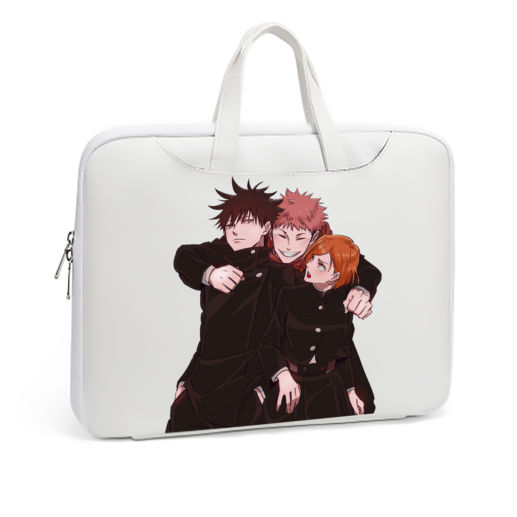 （画像用） 呪術廻戦 Jujutsu Kaisen レザーラップトップバッグ　ノートパソコンケース