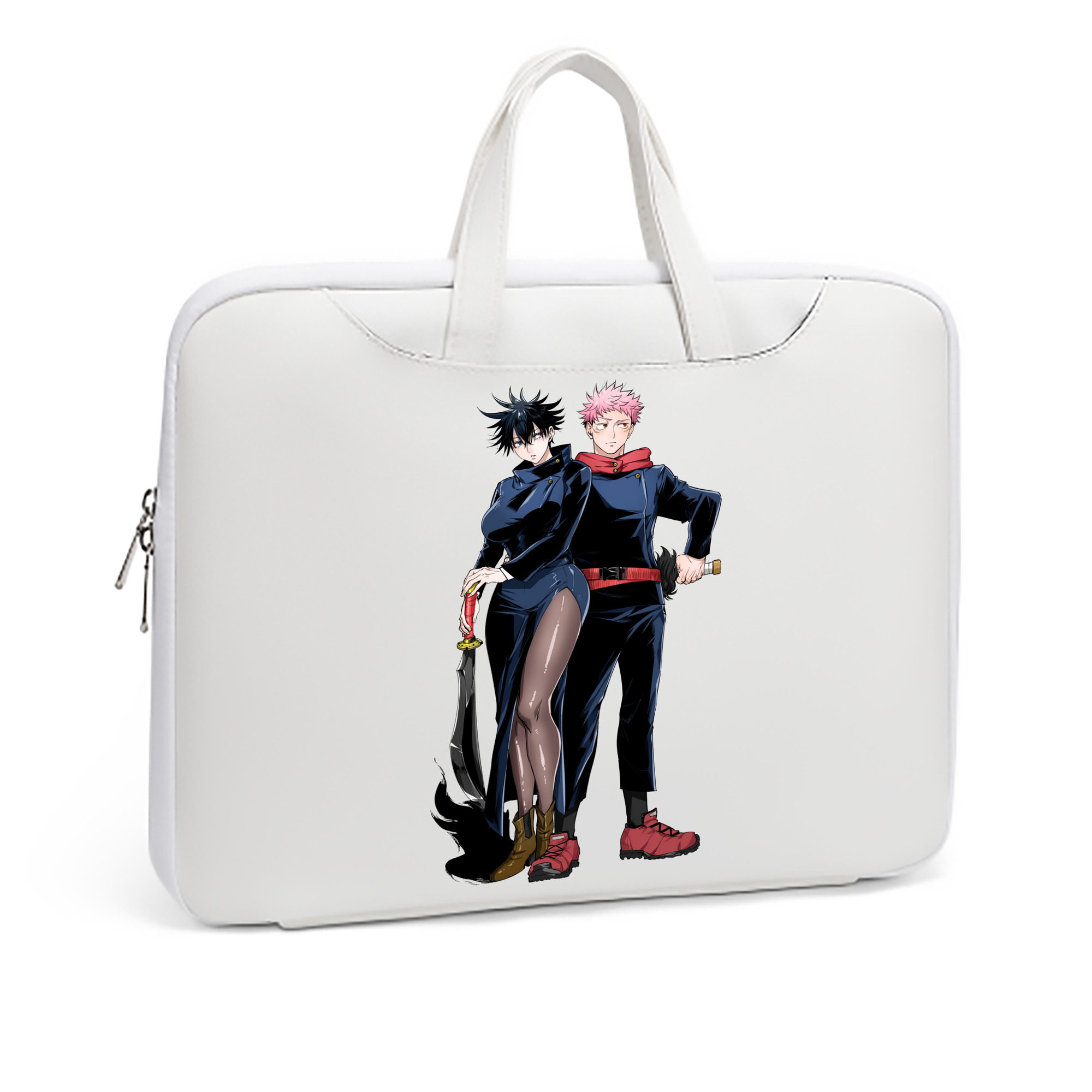 （画像用） 呪術廻戦 Jujutsu Kaisen レザーラップトップバッグ　ノートパソコンケース
