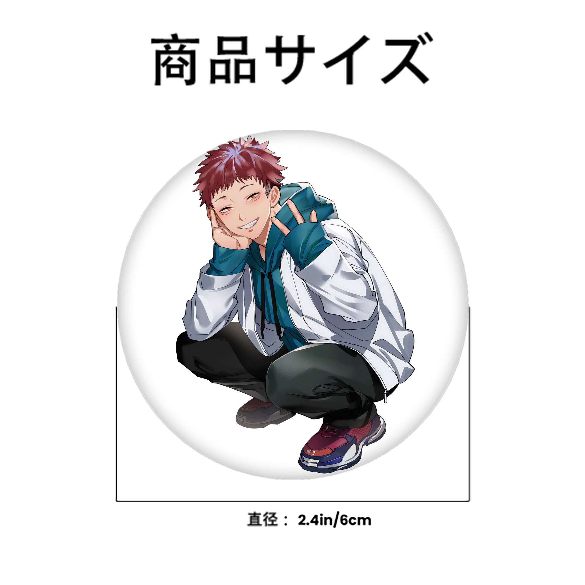 呪術廻戦 Jujutsu Kaisen 6cm 缶バッジ 複数セット