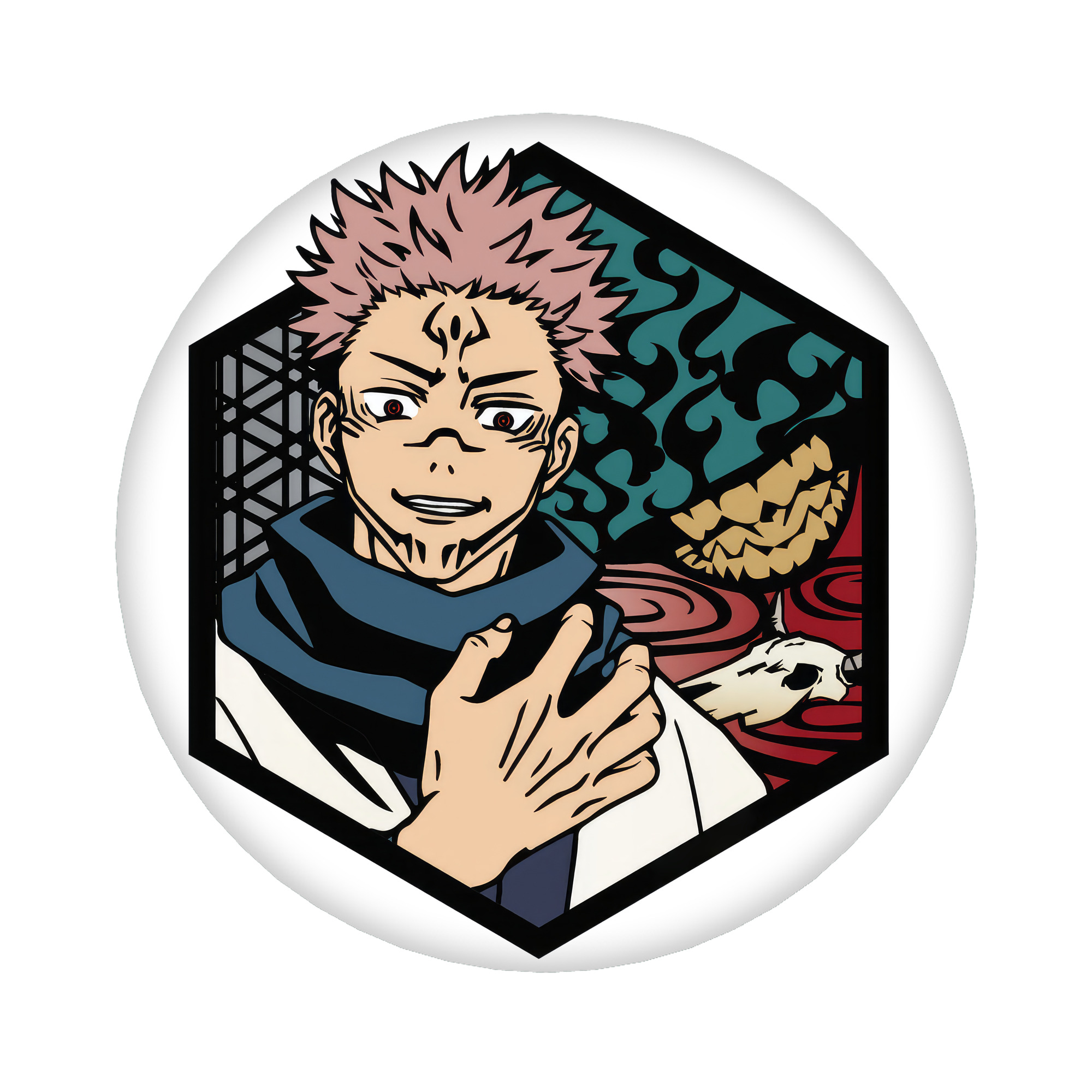 （画像用） 呪術廻戦 Jujutsu Kaisen 6cm 缶バッジ 複数セット