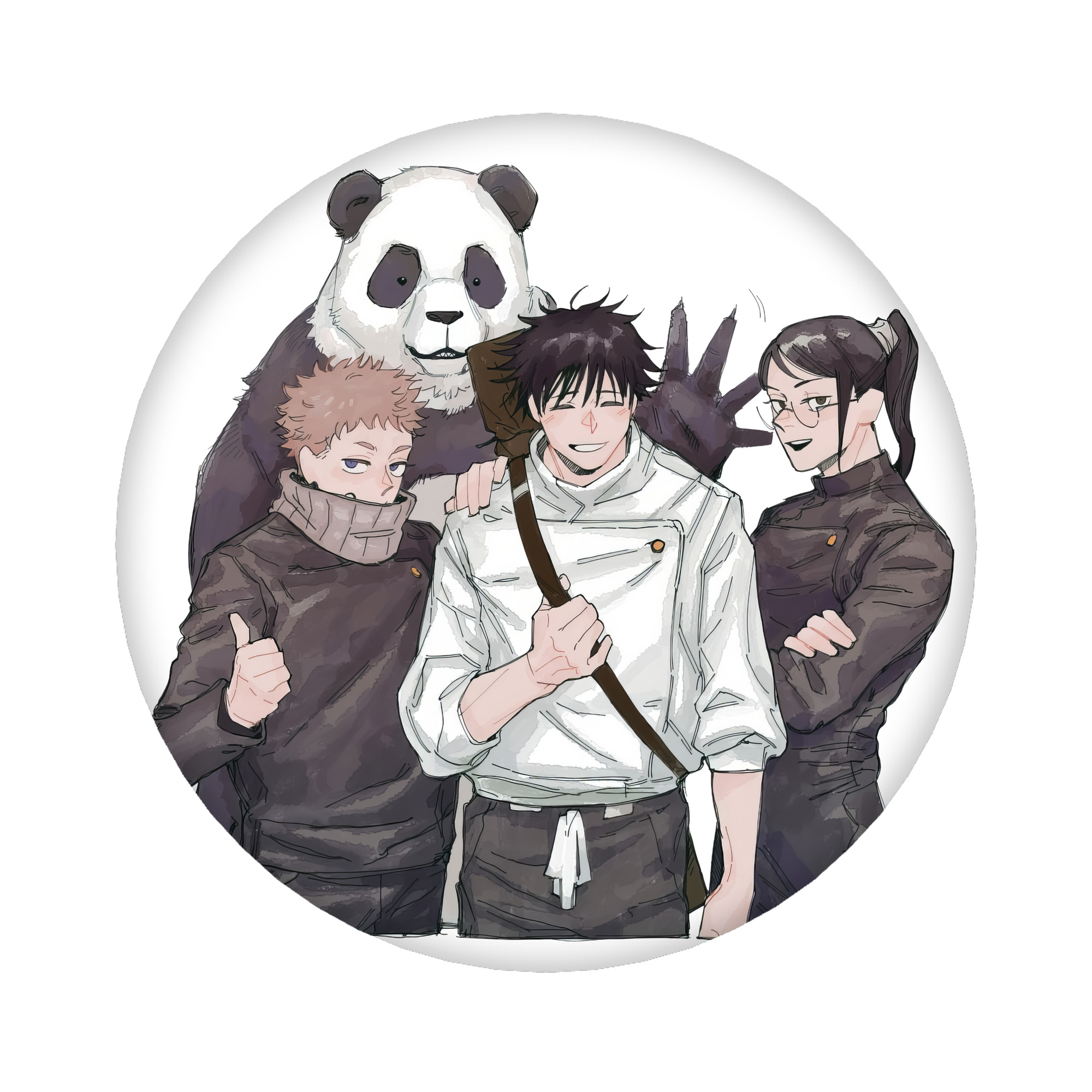 （画像用） 呪術廻戦 Jujutsu Kaisen 6cm 缶バッジ 複数セット