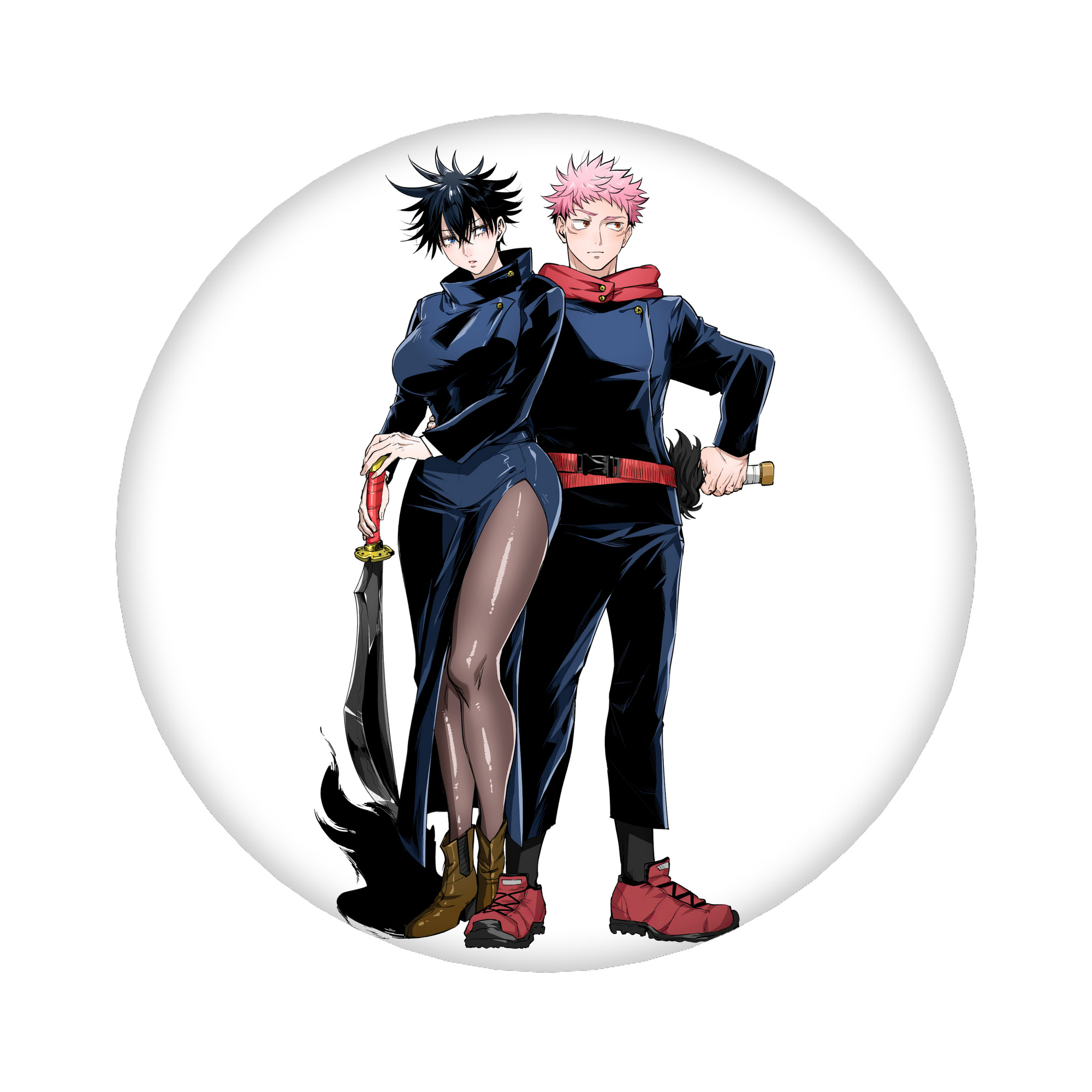 （画像用） 呪術廻戦 Jujutsu Kaisen 6cm 缶バッジ 複数セット